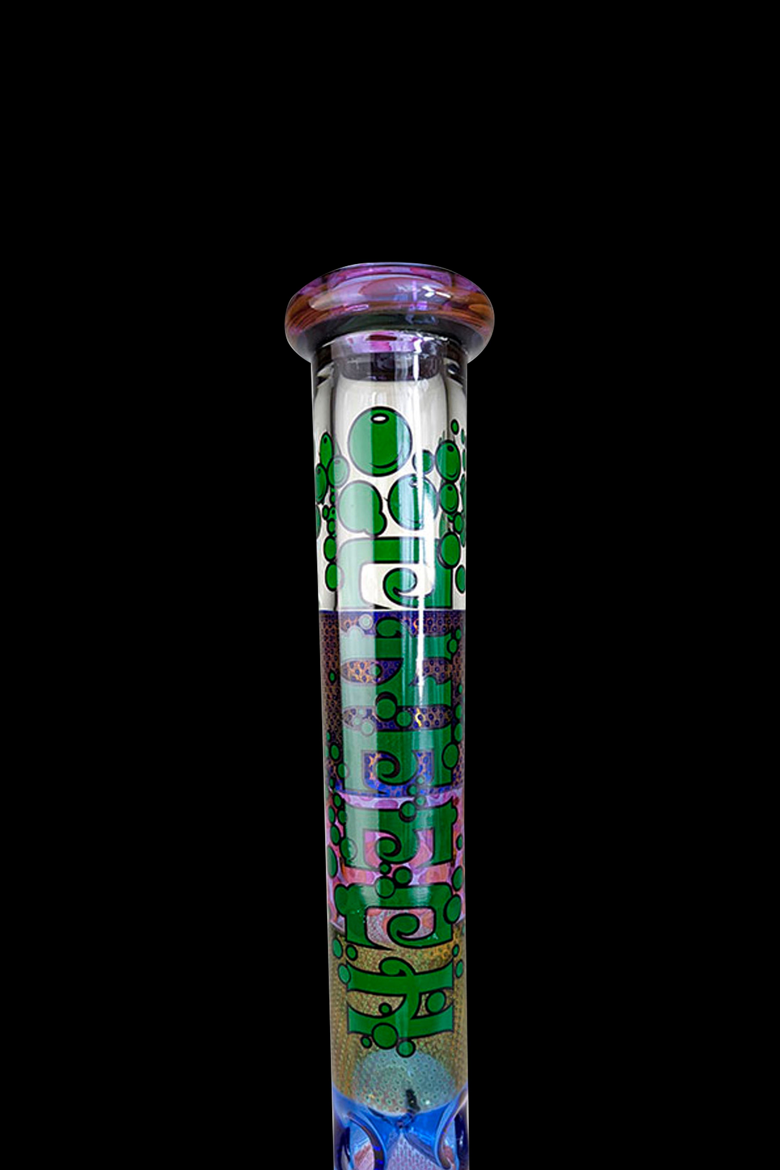 Cheech Glass Stunning Multi - Color Straight Tube Water Pipe