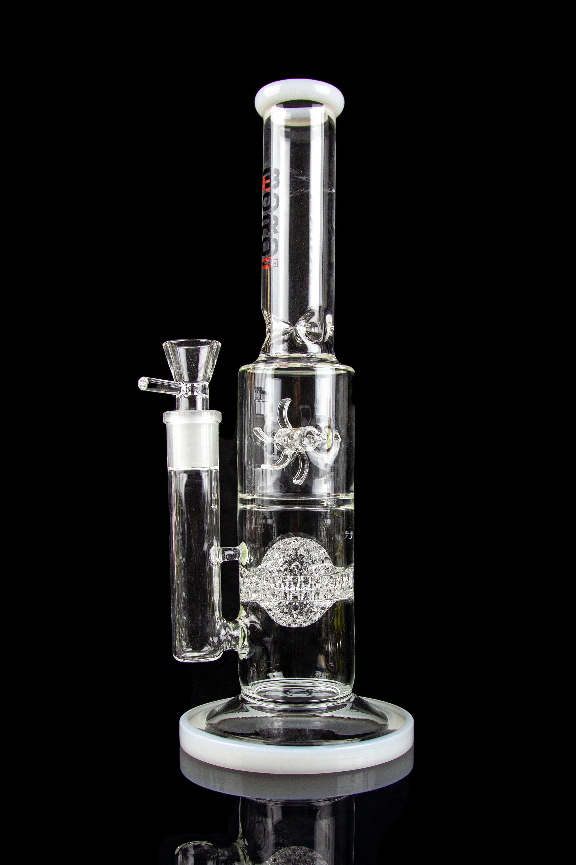 BoroTech Helheim Fat Can Glass Bong with Disco Ball & Windmill Perc
