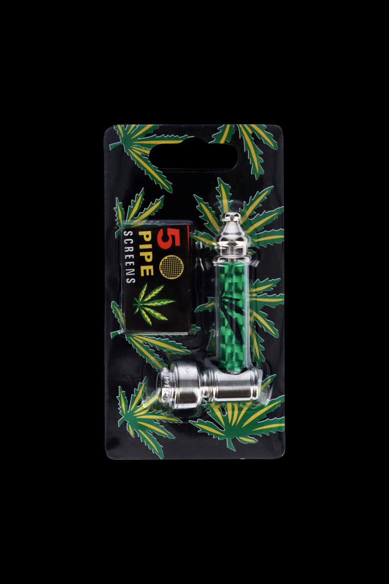 Colorful Metal Hand Pipe - Compact & Durable Smoking Companion
