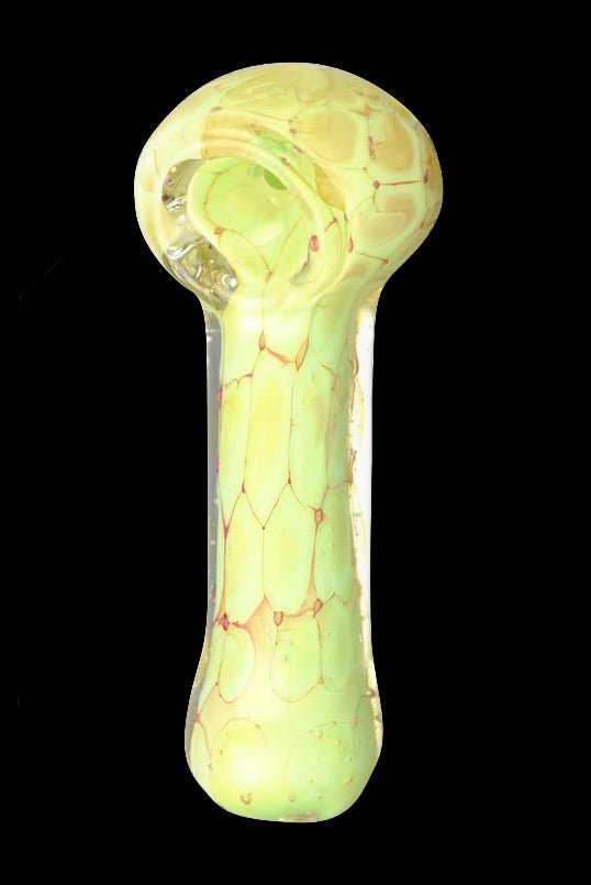 Charming Pastel Turtle Shell Inspired Spoon Pipe