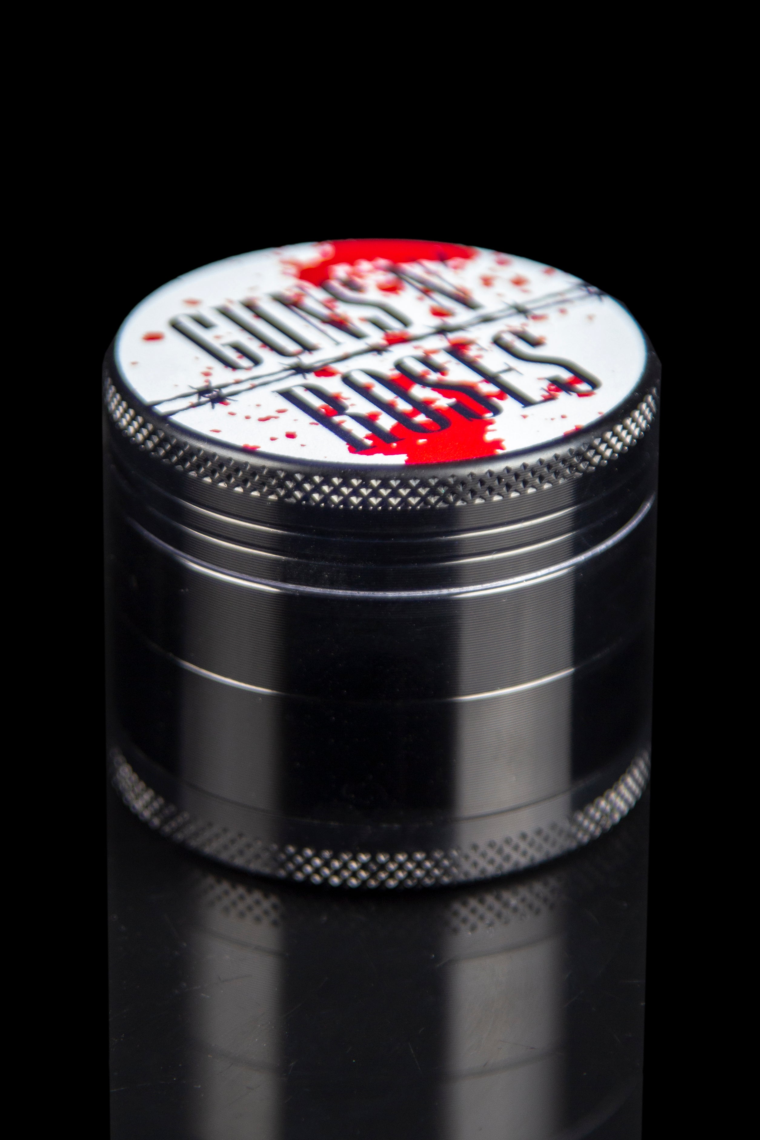 Guns N' Roses Attitude 4-Piece Dry Herb Grinder - Rock Your Herb Grinding!