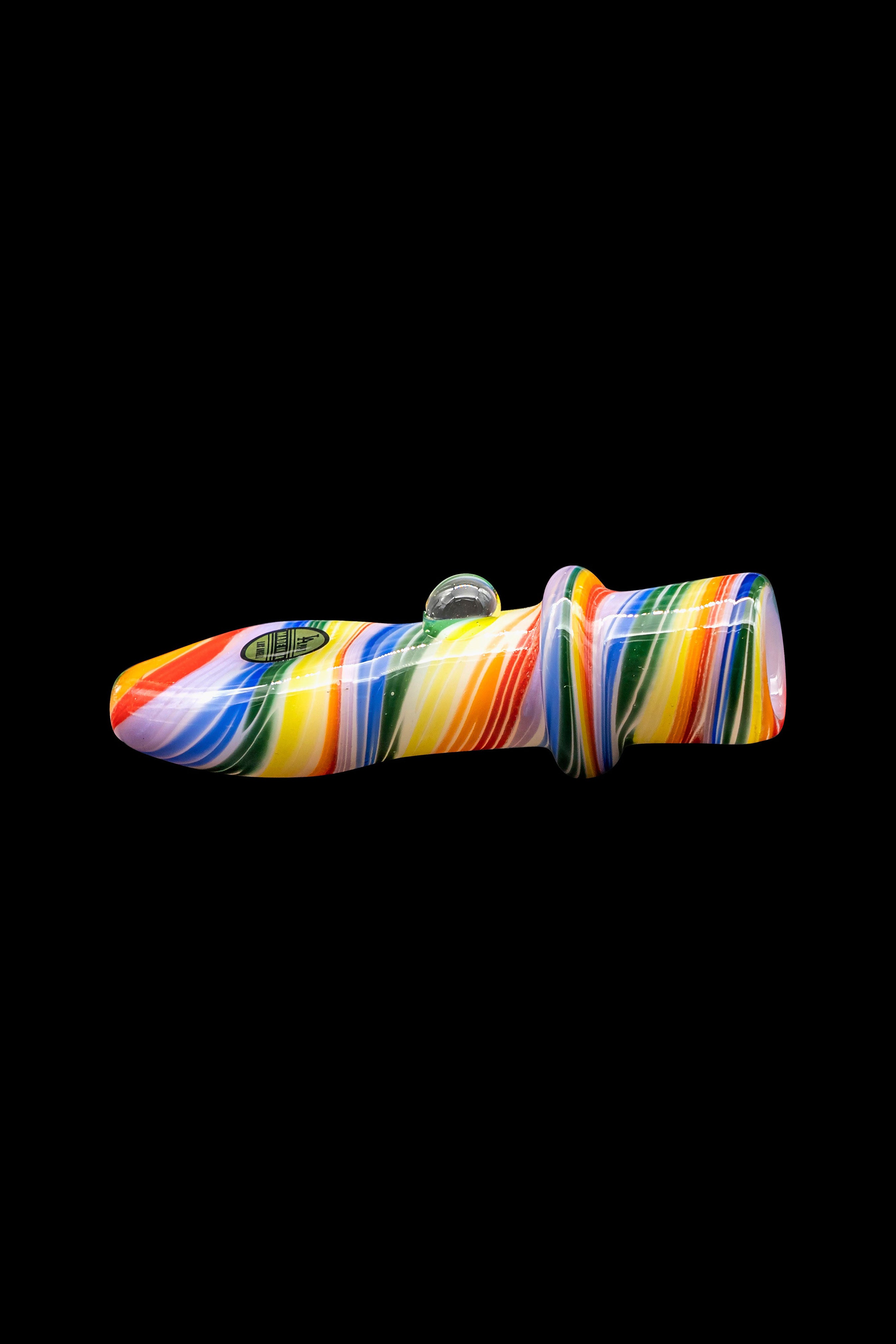 LA Pipes Rainbow Tornado Chillum: A Stunning Smoking Companion