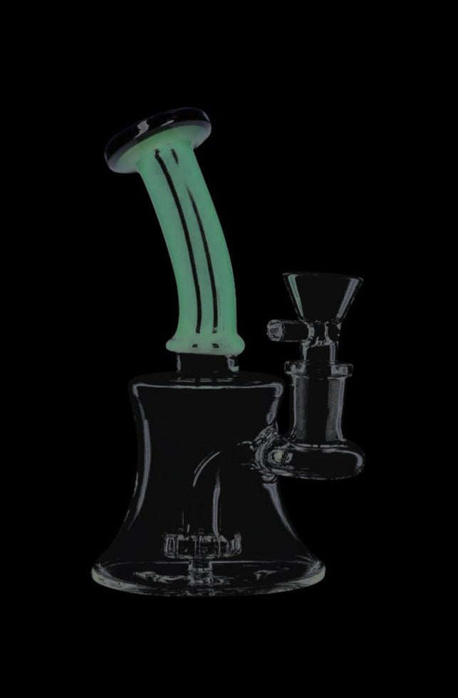 Stunning Beaker Base Bubbler with Fixed Showerhead Diffuser