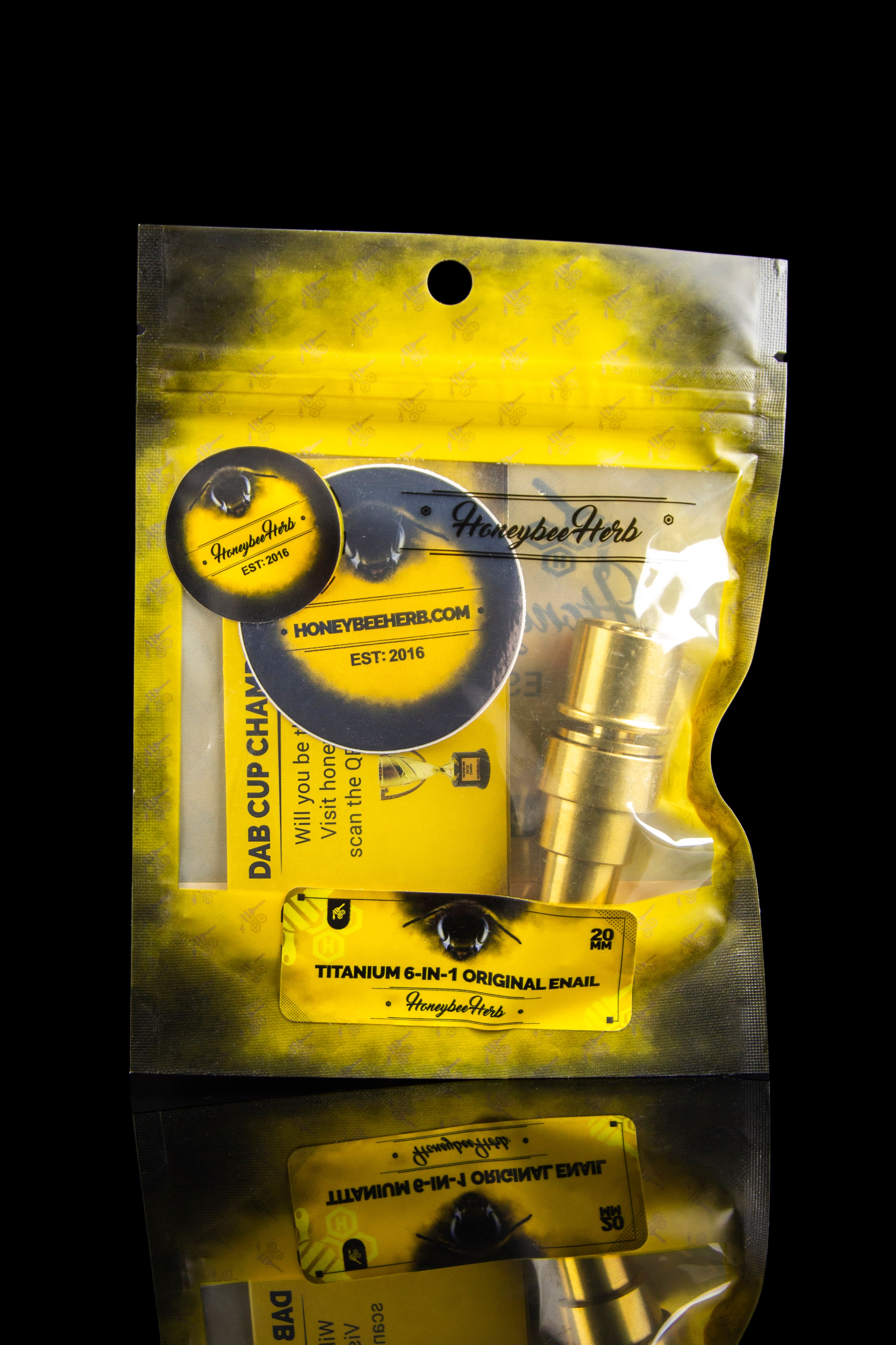 Honeybee Herb Titanium 6 - In - 1 Premium Enail: The Ultimate Dabbing Solution