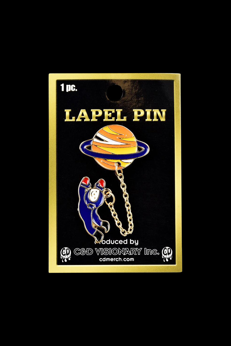 Out-of-this-World Alien Planet Astronaut Explorer Lapel Pin