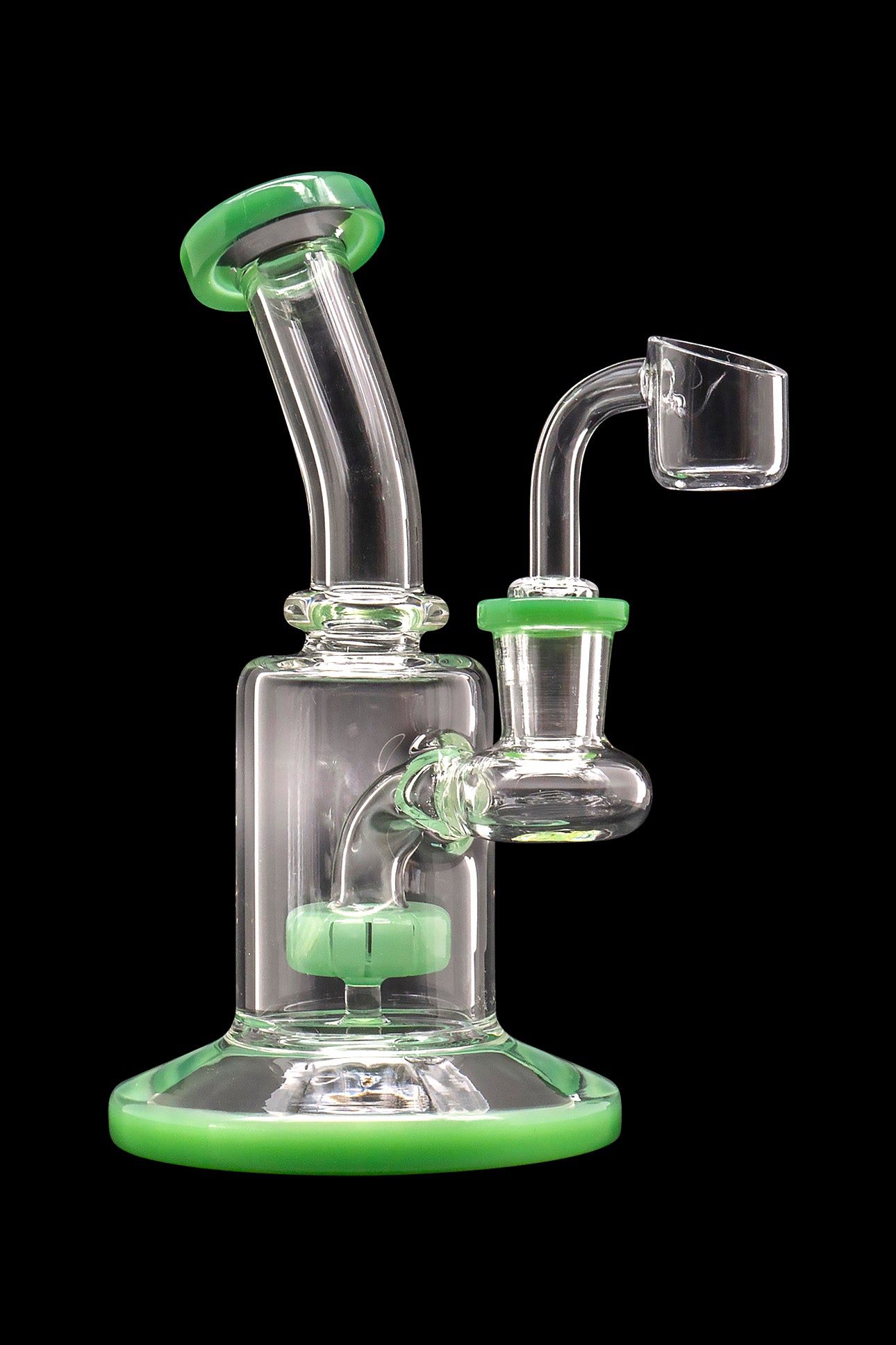 Stylish Colored Accent Dab Rig - Perfect for On-the-Go!