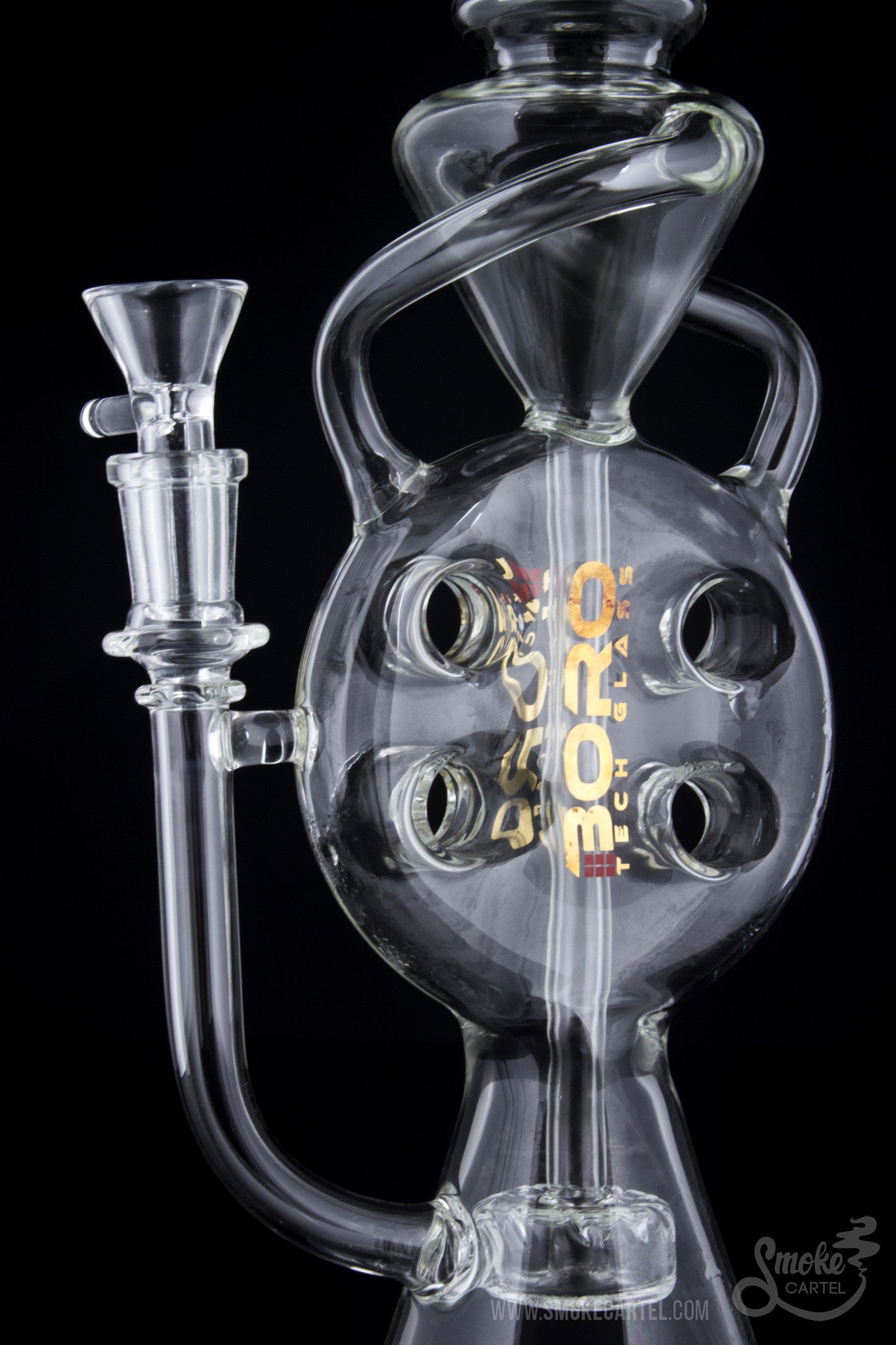 BoroTech Glass Eir Stacked Swiss Recycler with Inverted Perc: A Percolation Marvel