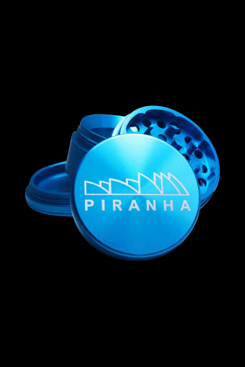 Piranha Medium 2.5 4-Piece Herb Grinder - Compact & Powerful