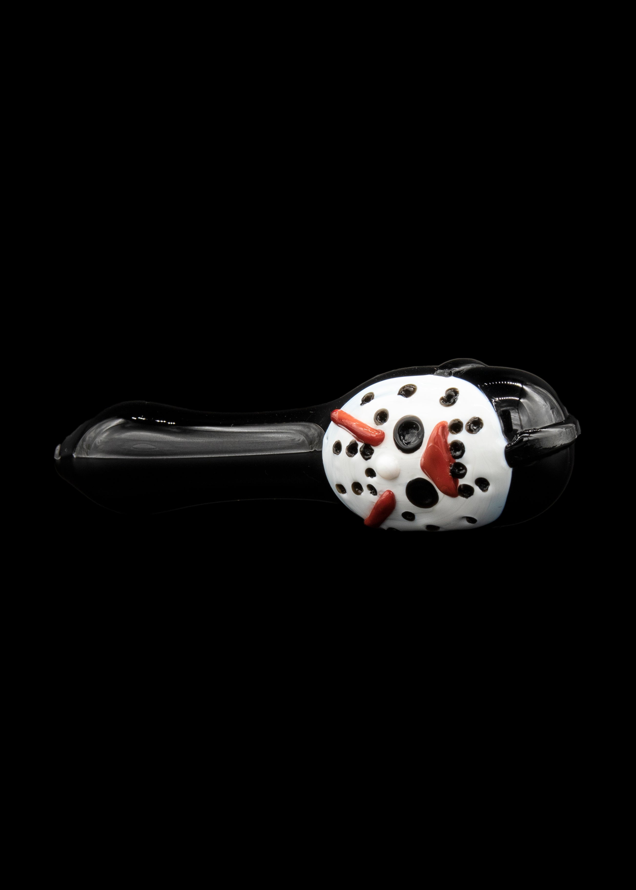 LA Pipes Frightening Hockey Mask Hand Pipe