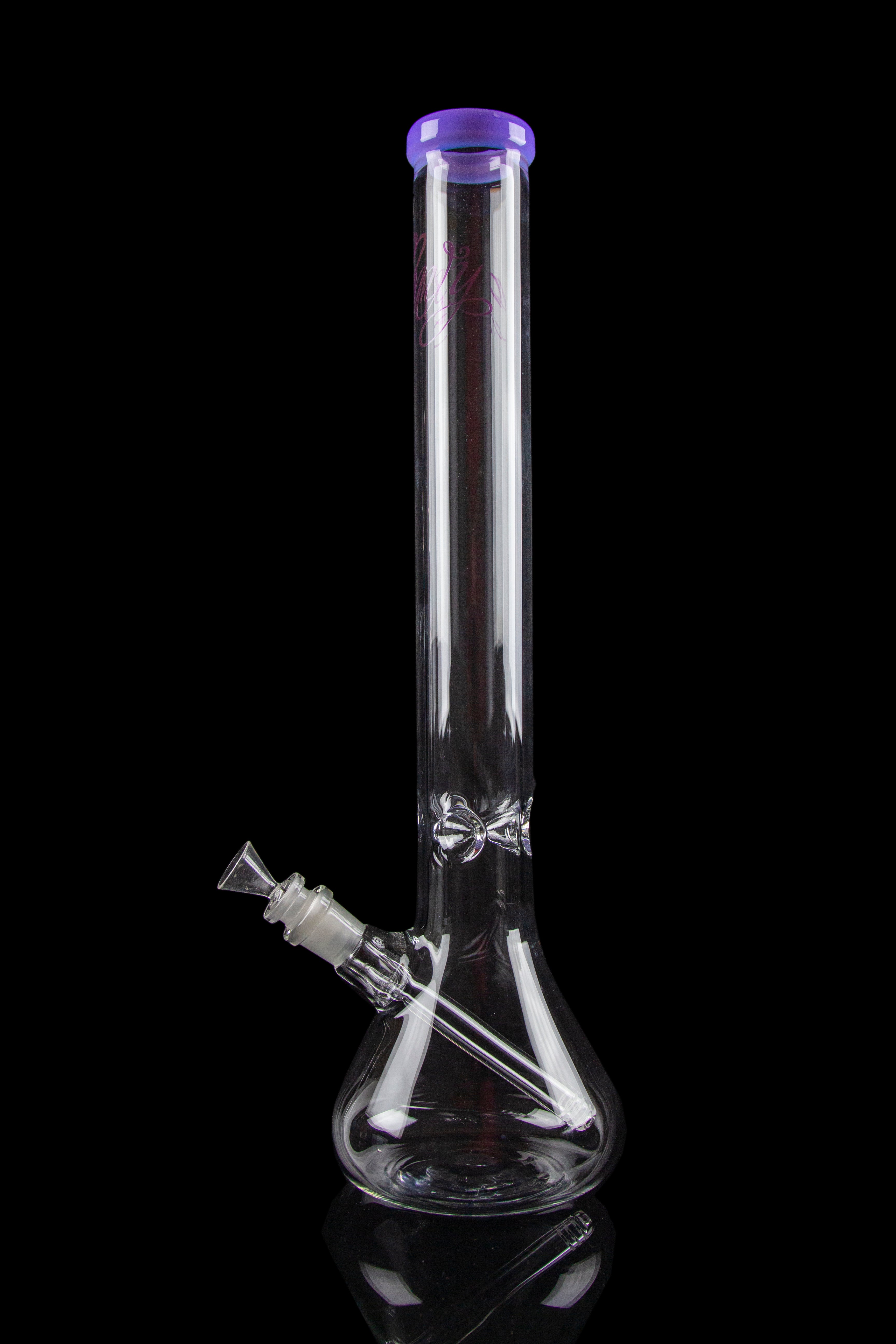 Envy Glass 18-Inch Stylish Beaker Bong with Colored Mouthpiece