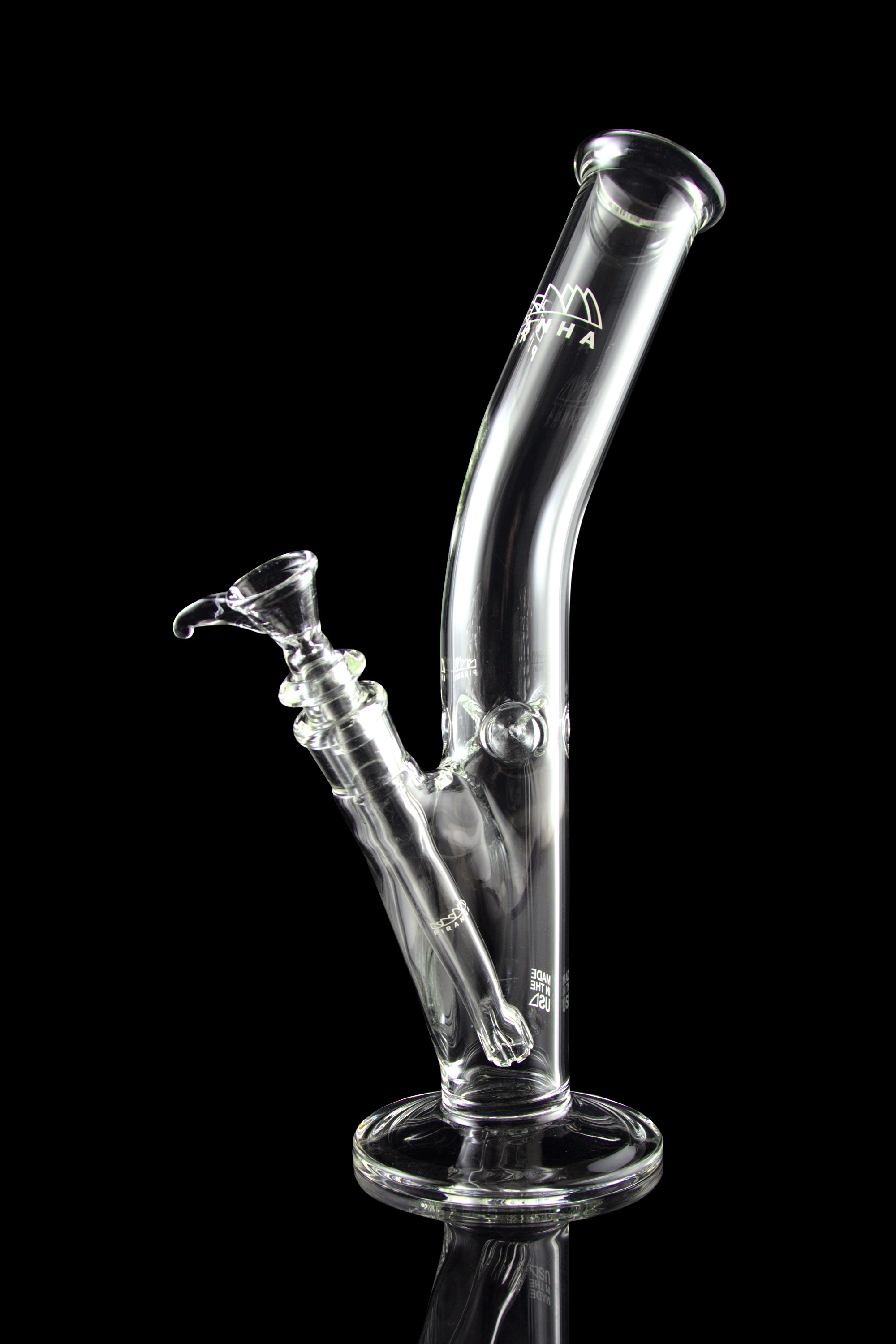 Piranha Glass Straight Tube Bong: Your Ultimate Smoking Companion with Bowl & Banger