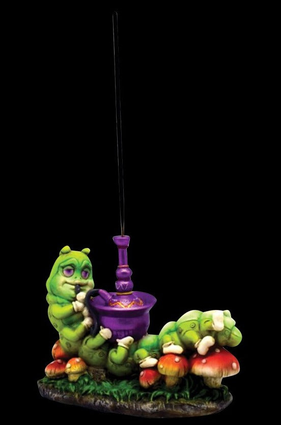 Enchanting Smoking Caterpillar Incense Burner