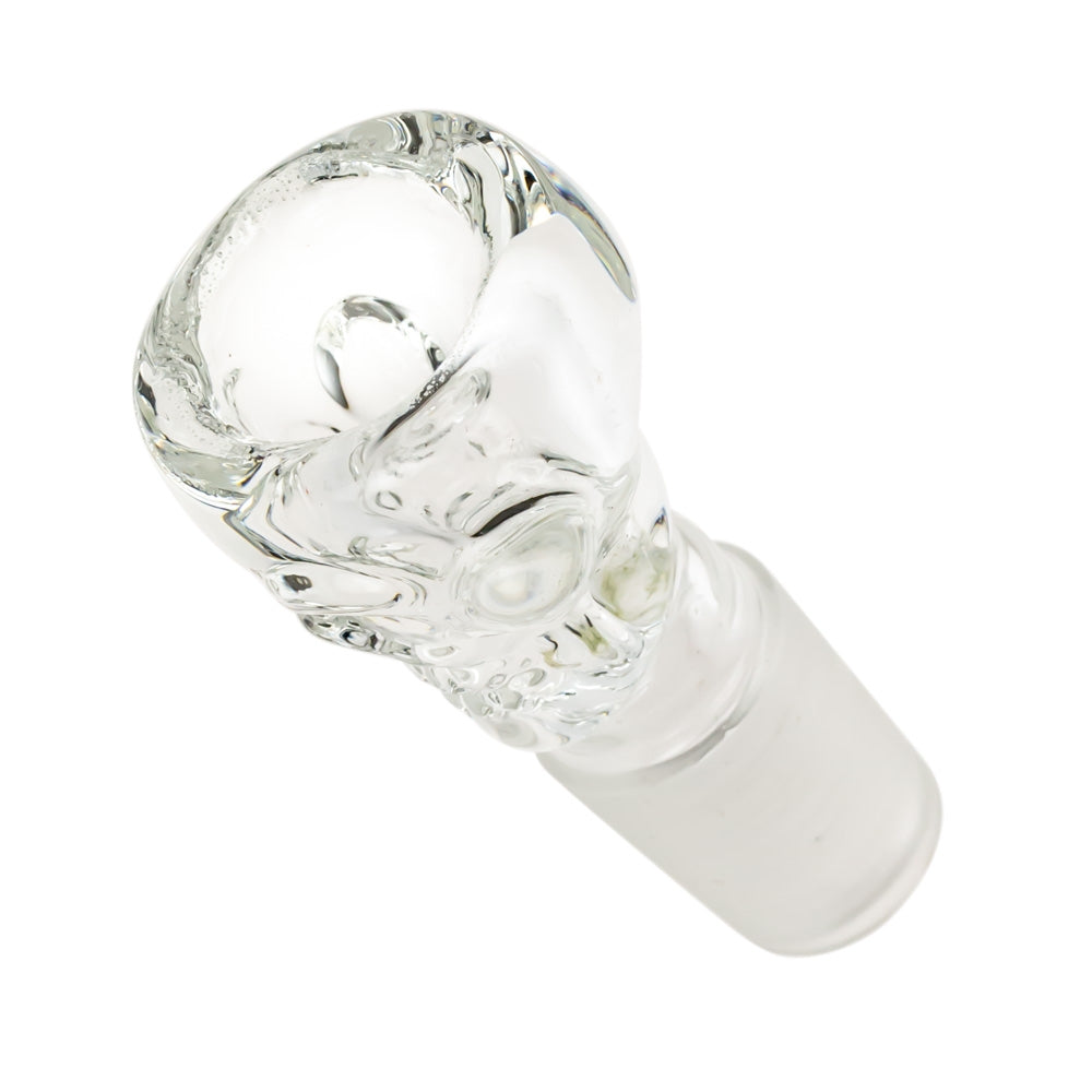 Stunning Clear Glass Skull Bowl
