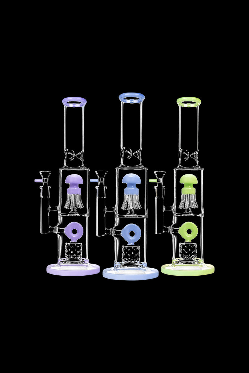 Amazing Dual Chamber Jellyfish Perc Water Pipe