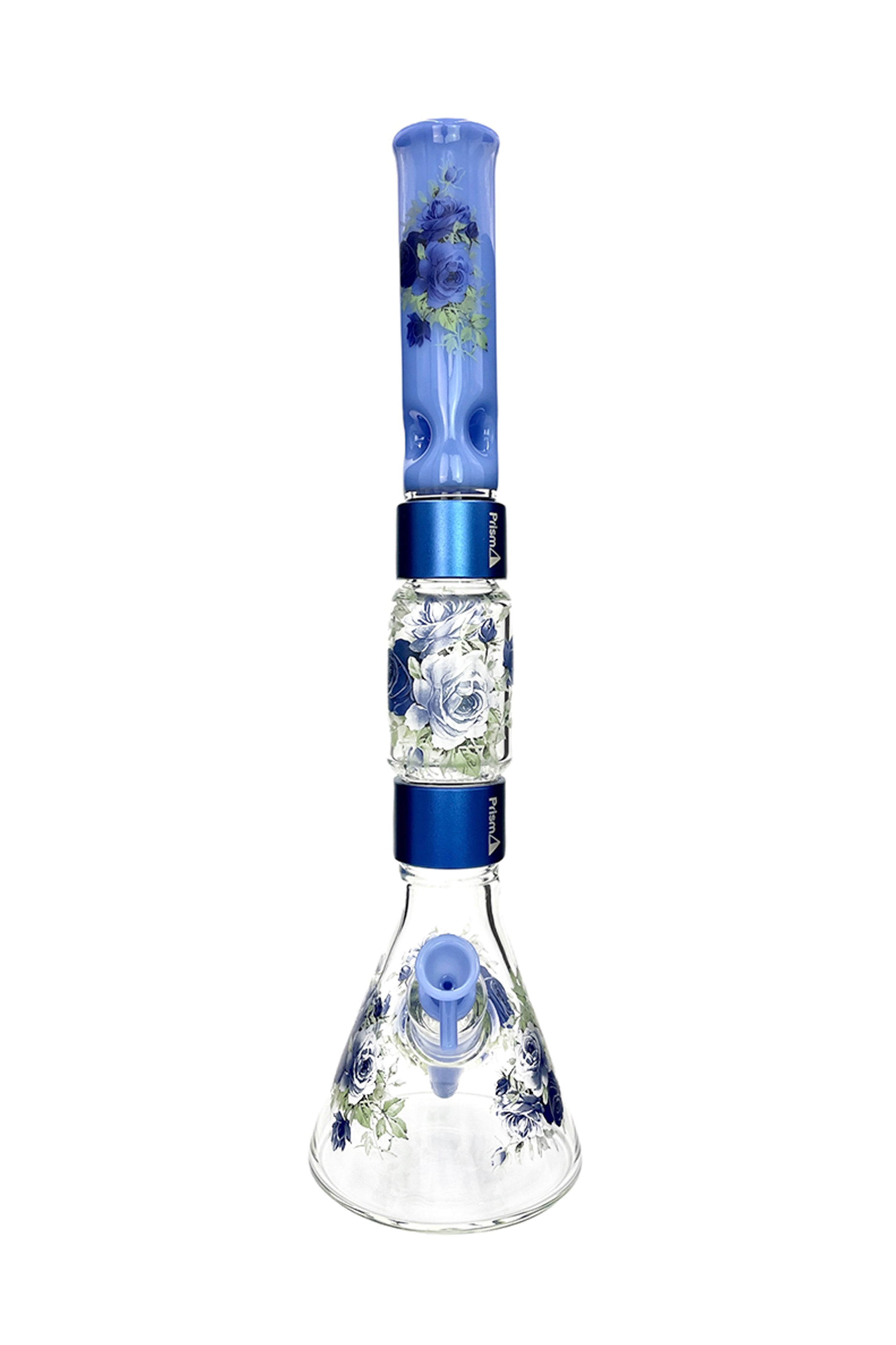 Prism Halo Moonlight Rose Double Stack Modular Bong - A Stunning Smoking Companion