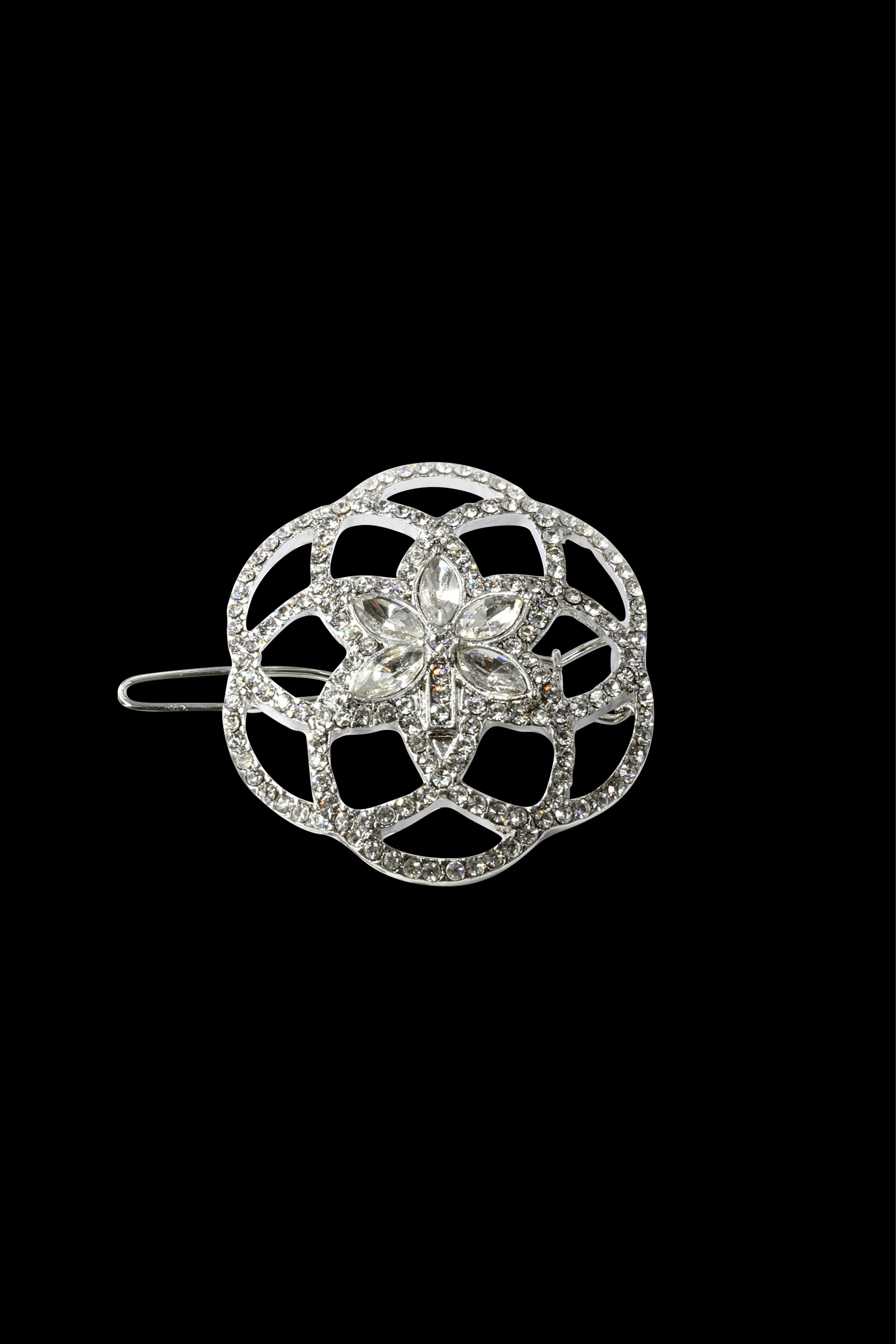 My Bud Vase Flower of Life Hair Barrette - Sparkling Elegance