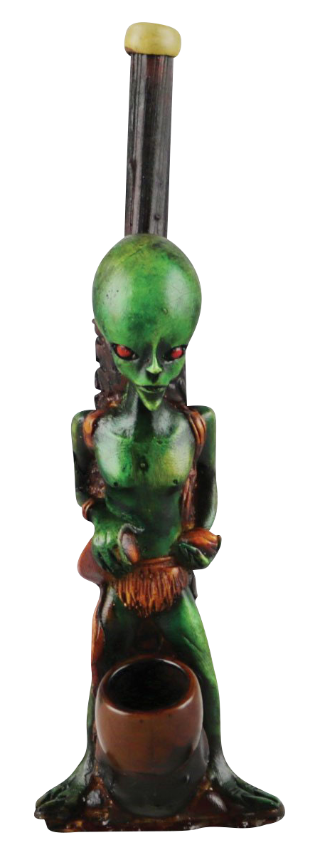 Stunning Alien Medium Hand Pipe