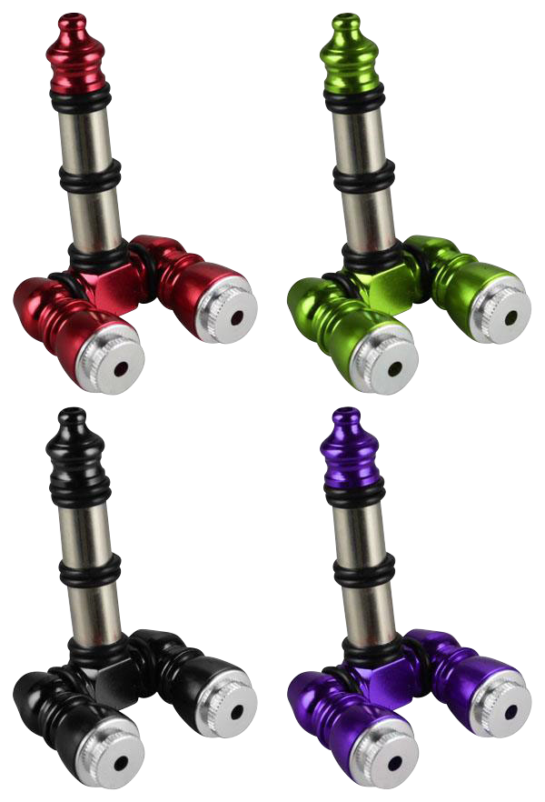 Incredible Double Bowl Aluminum Pipe with Bowl Saver Lids
