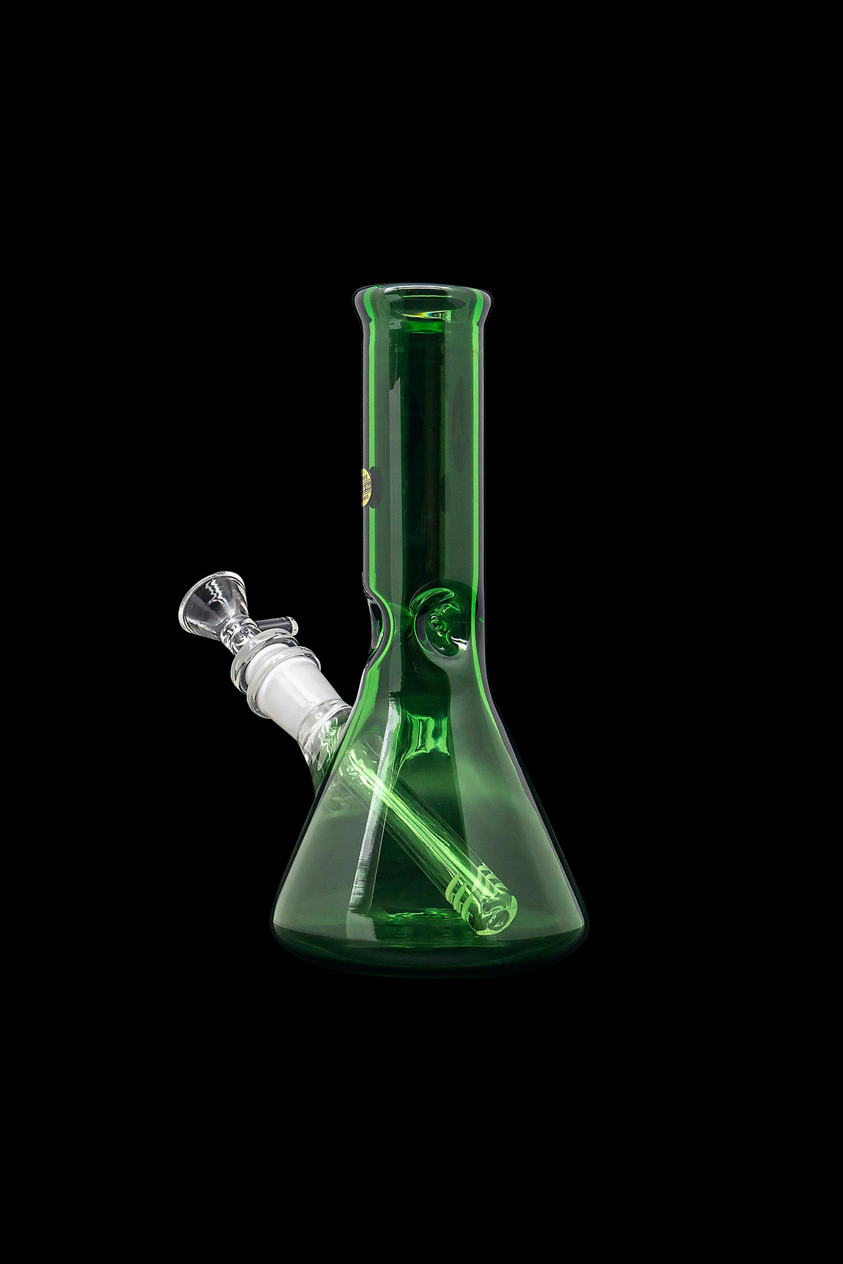 LA Pipes Green Emerald Beaker - Stunning Waterpipe for Smokers