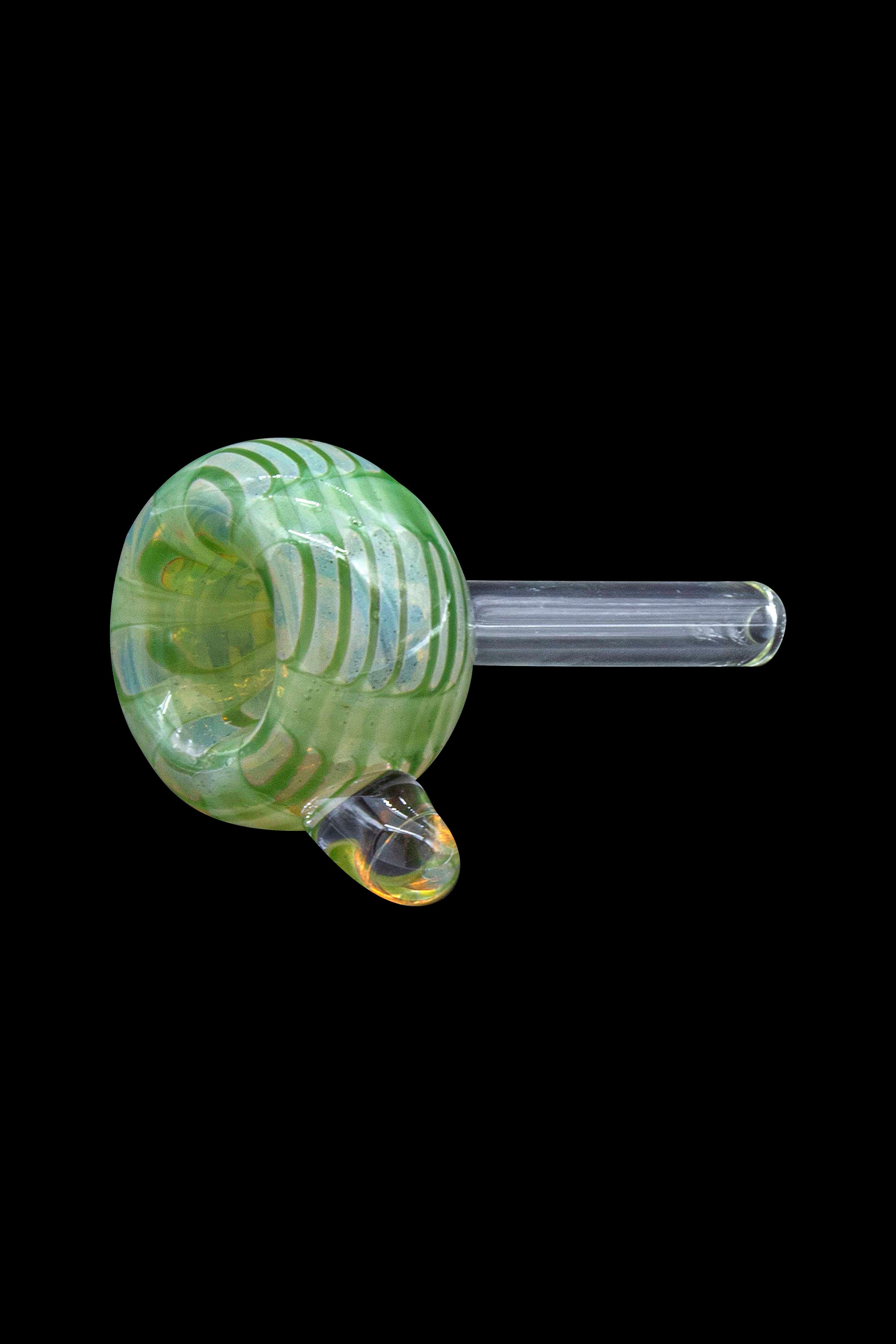 LA Pipes Colorful Raked Bubble Pull - Stem Slide Bowl - A Stunning Addition!