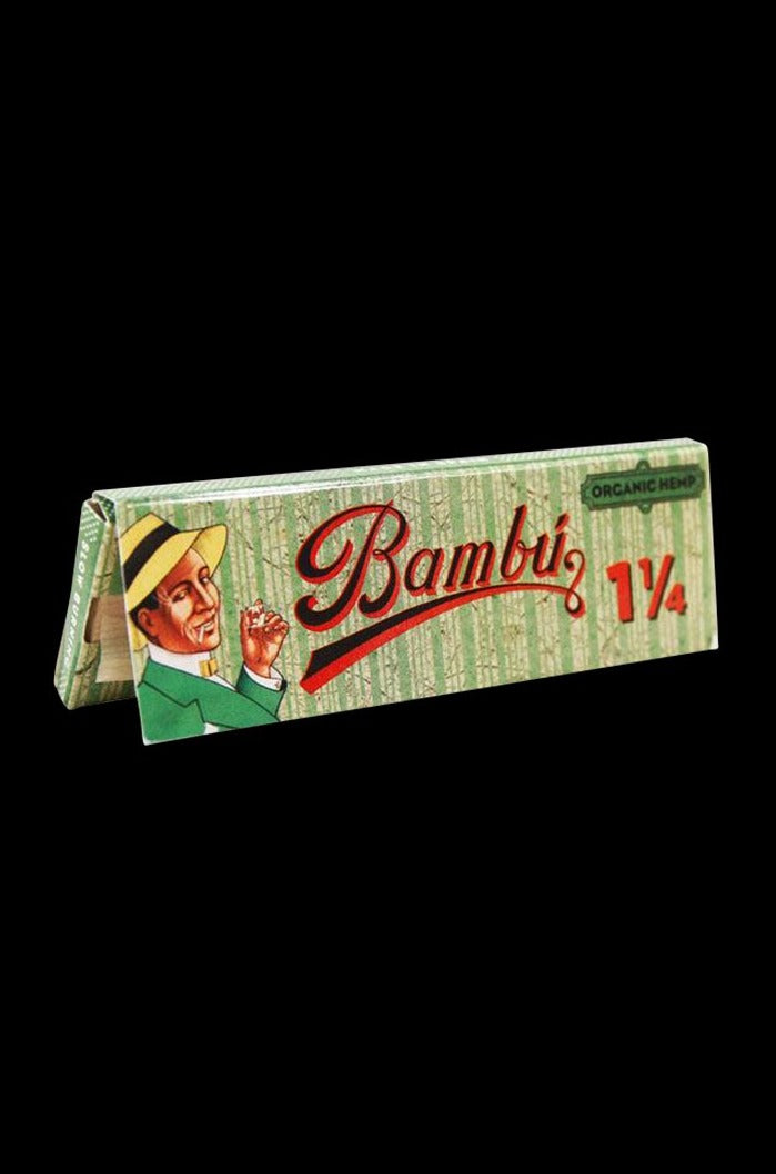 Bambu Organic Hemp 1 1/4 - Inch Rolling Papers - 25 - Pack Bundle