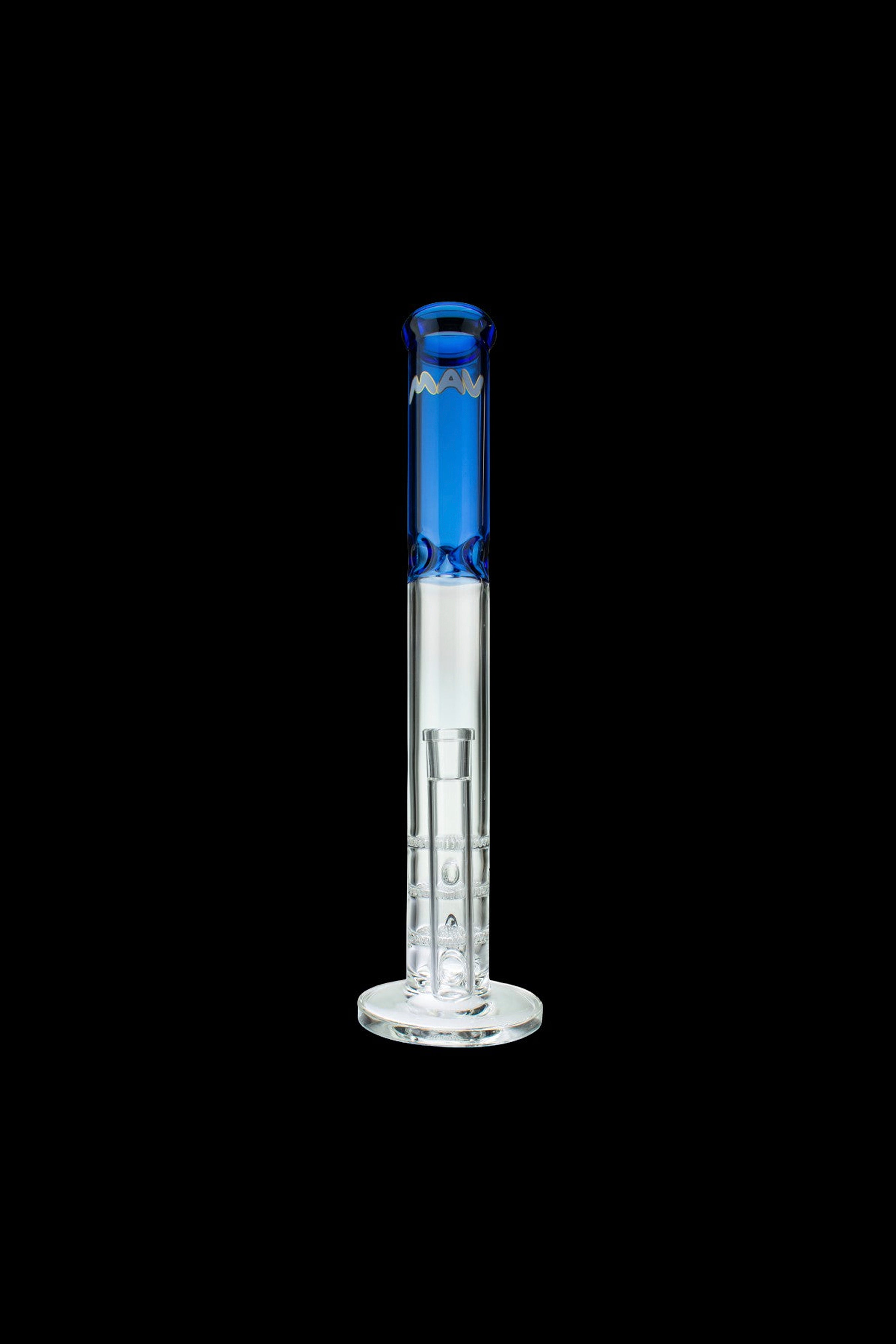 MAV Glass Triple Honeycomb Straight Tube Bong - The Ultimate Smoking Experience