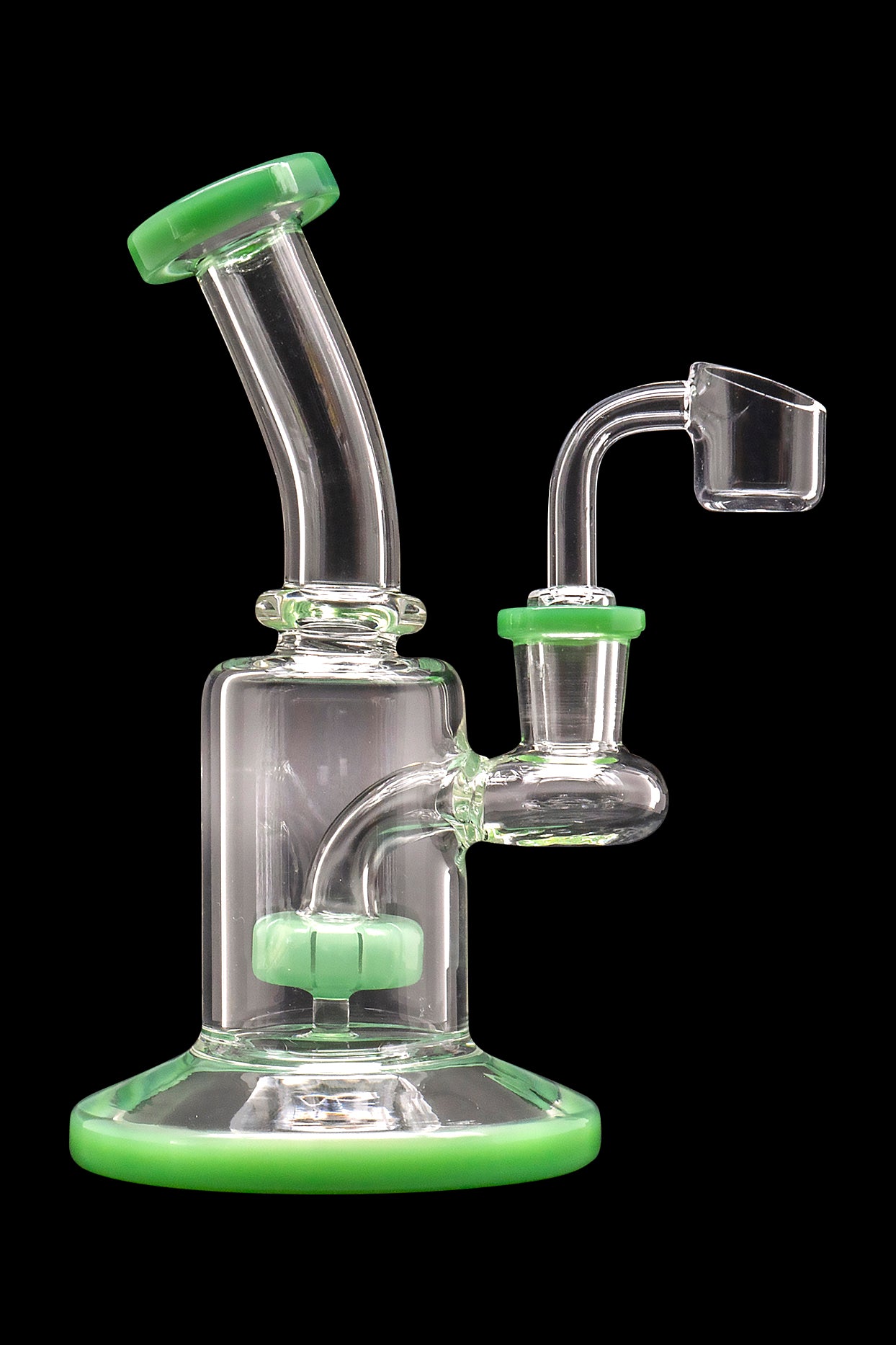 Stylish Colored Accent Dab Rig - Perfect for On-the-Go!