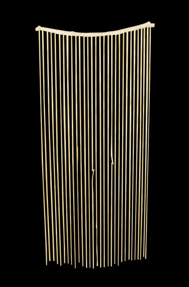 All Fun Gifts Colorful Bamboo Beaded Door Curtain - Revive the 70s Vibe!