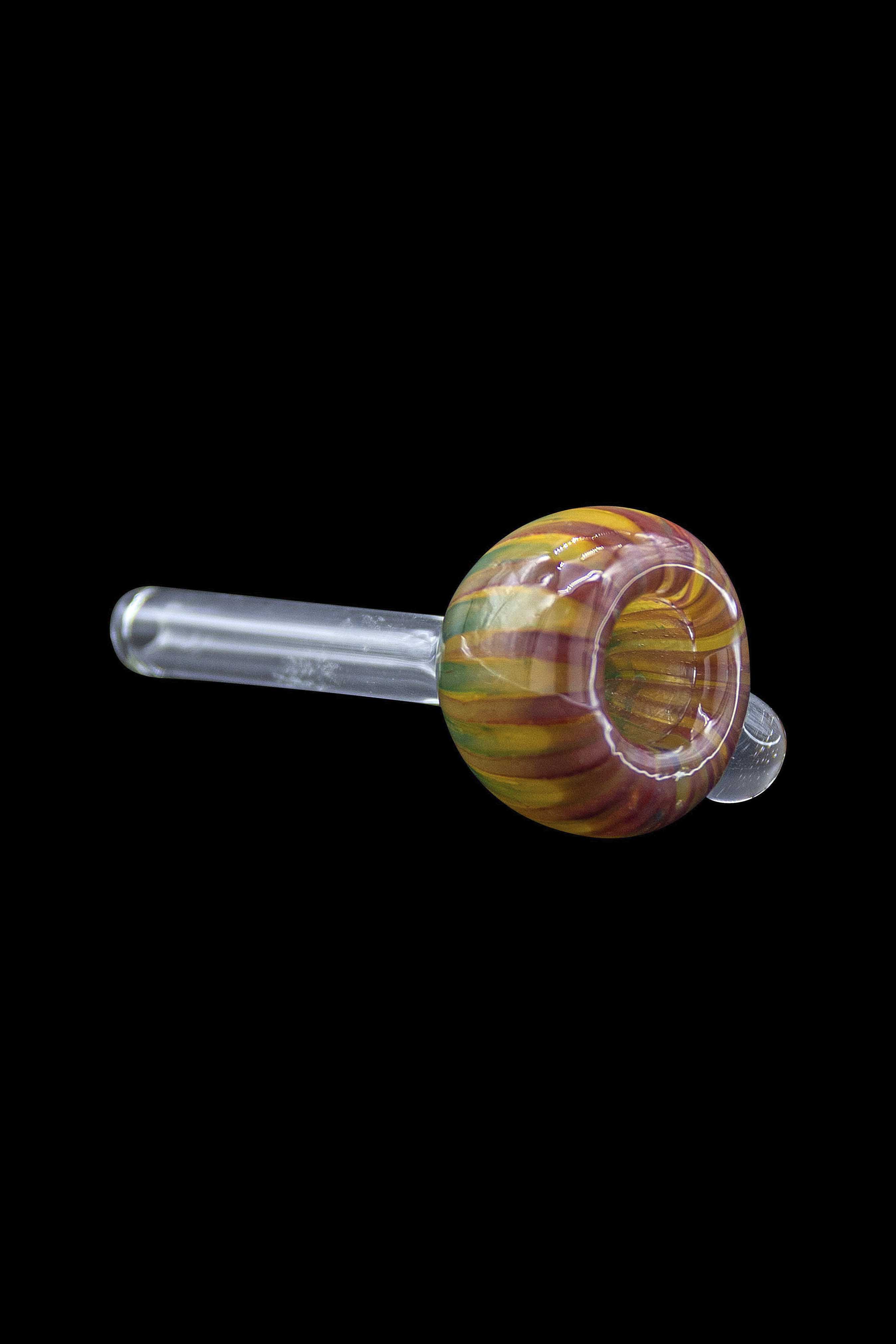 LA Pipes 9mm Rasta Slide Bowl - Colorful Bong Accessory