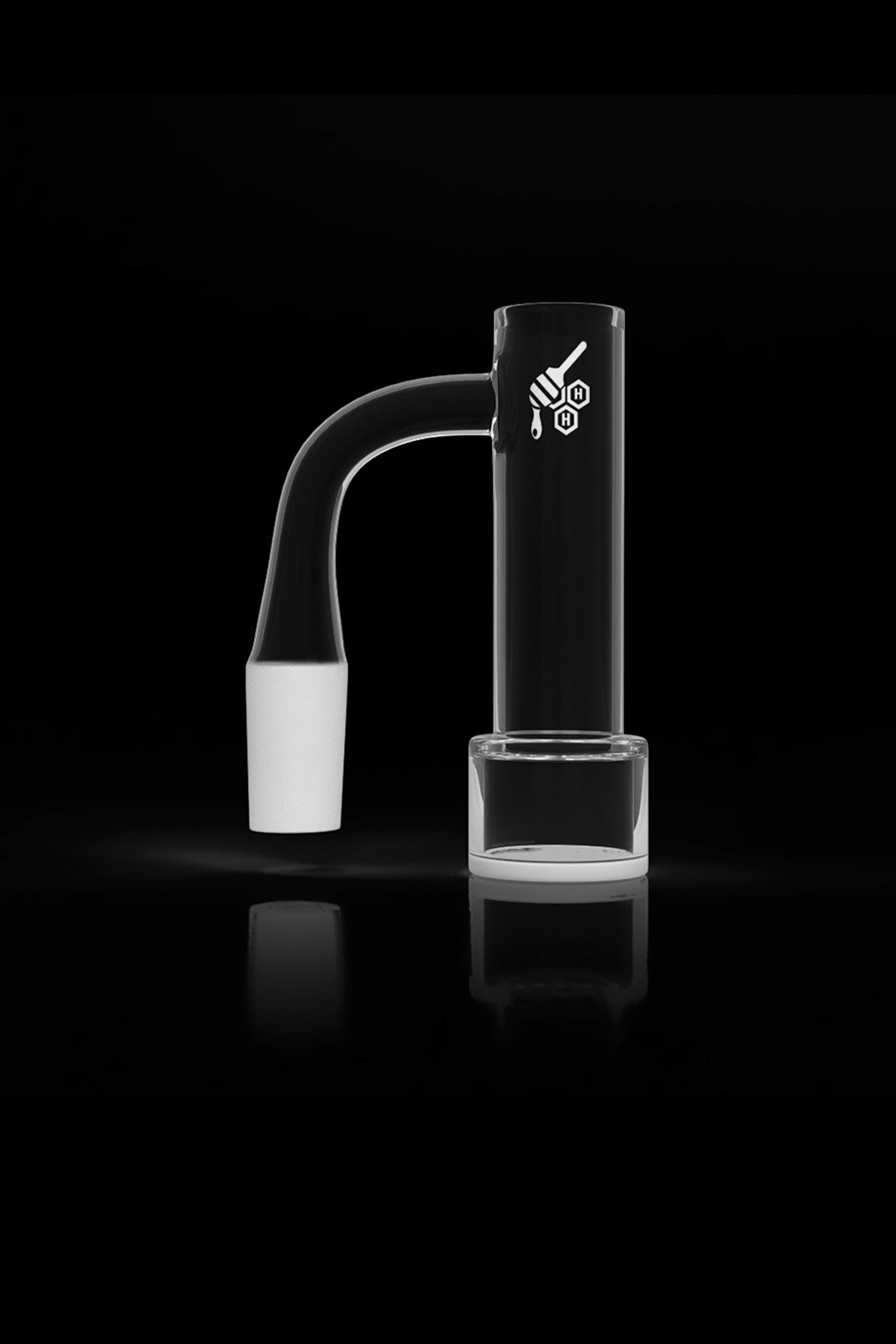 Honeybee Herb Honey Boiler Yellow Line Quartz Banger - Premium Dabbing Essential