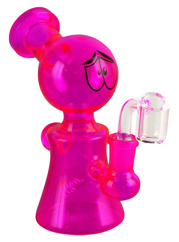Whimsical Glass Eyes Oil Rig Water Pipe