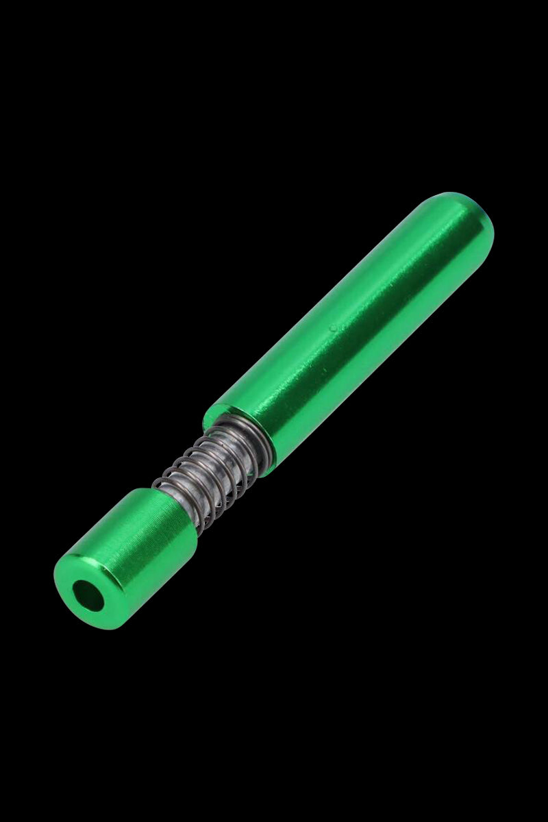 Awesome Metal Spring-Loaded One Hitter Pipe