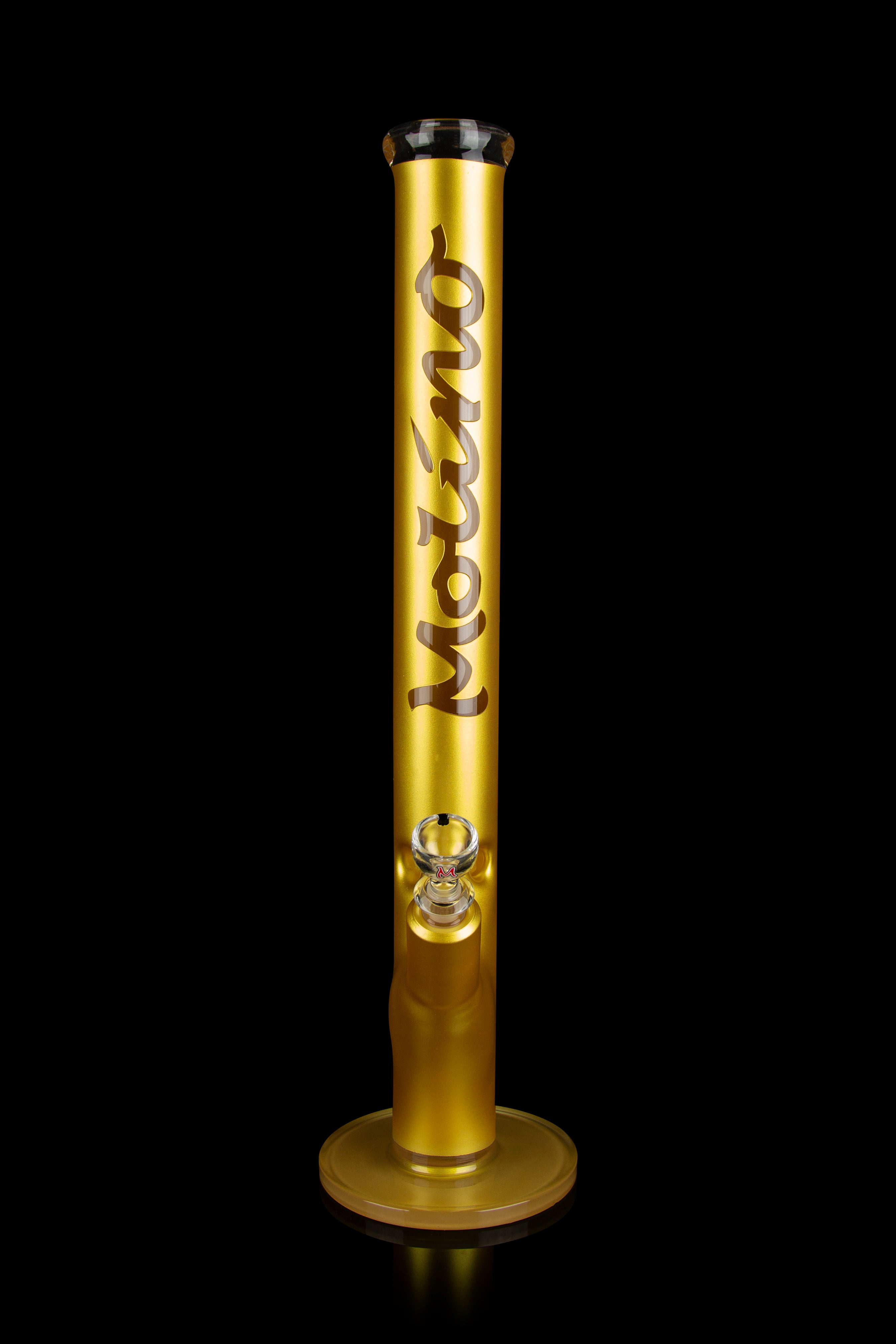 Molino Glass Goldfinger Bong - A Golden Smoking Marvel