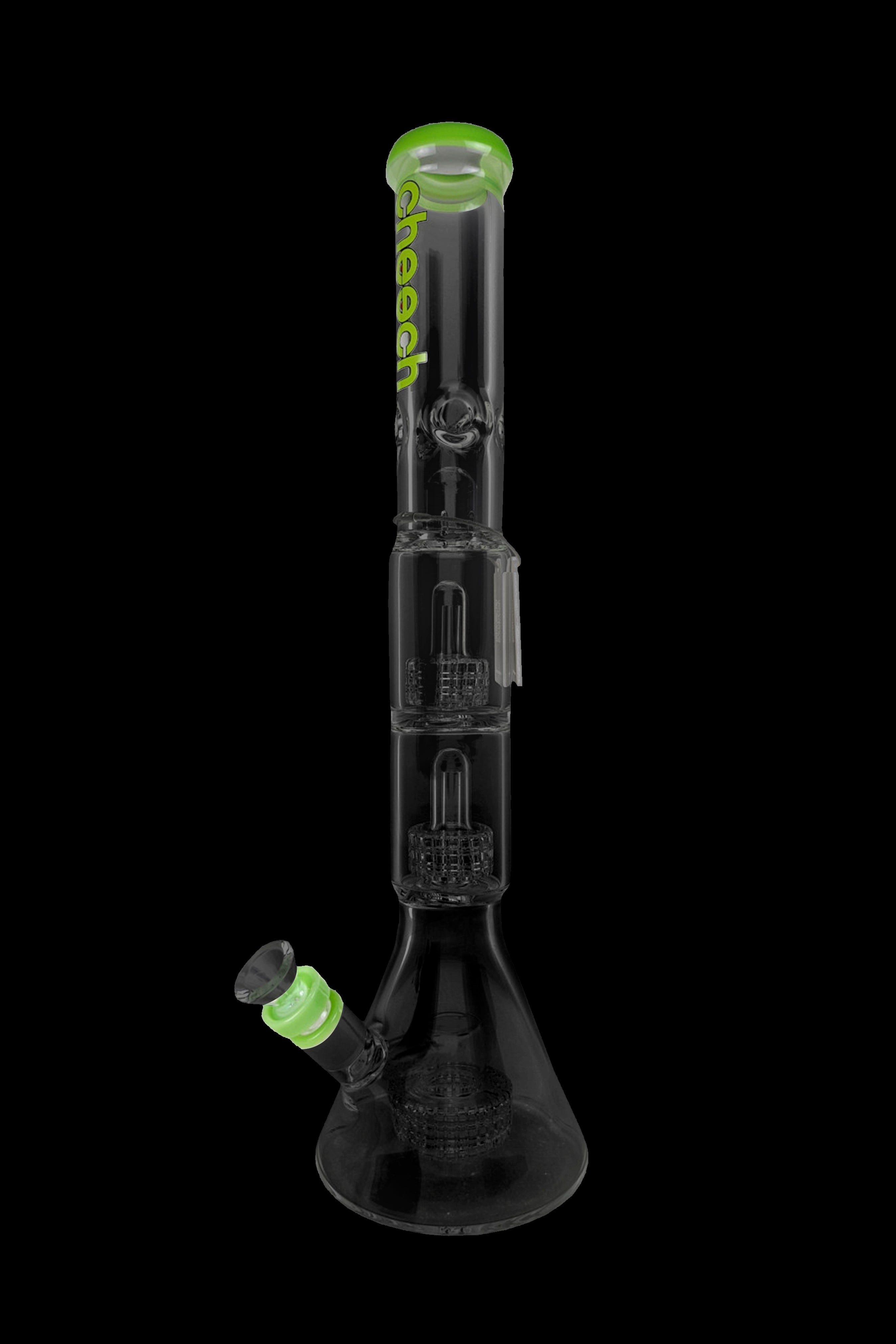 Cheech Glass Triple Matrix Perc Water Pipe - An Exquisite Smoking Companion