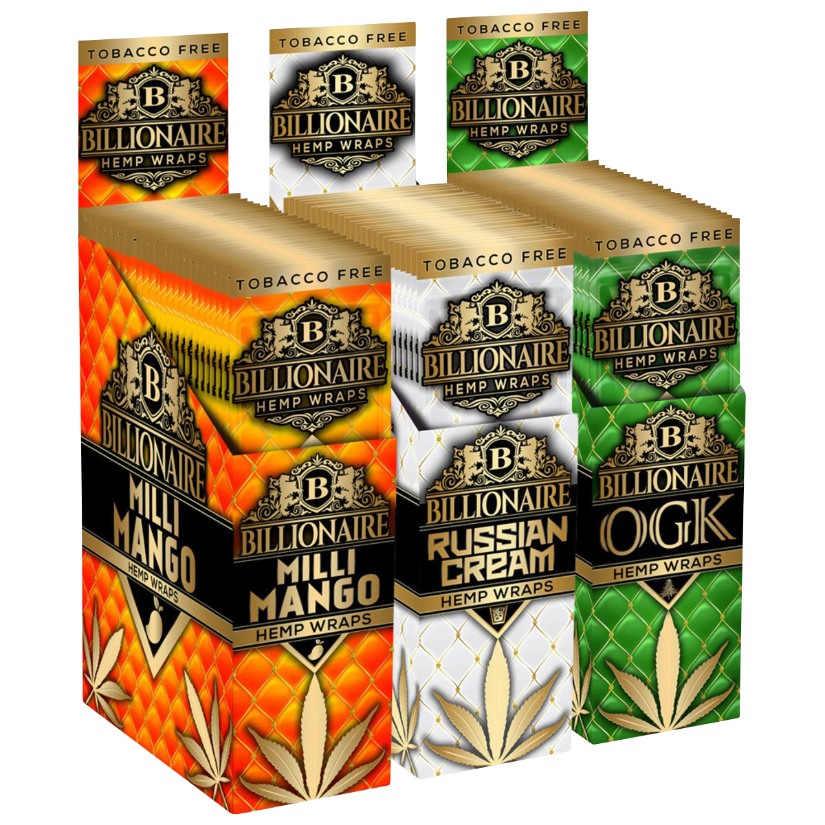 Luxury Billionaire Hemp Wraps - 25 Pack