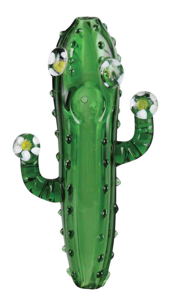 Enchanting Flowering Cactus Hand Pipe