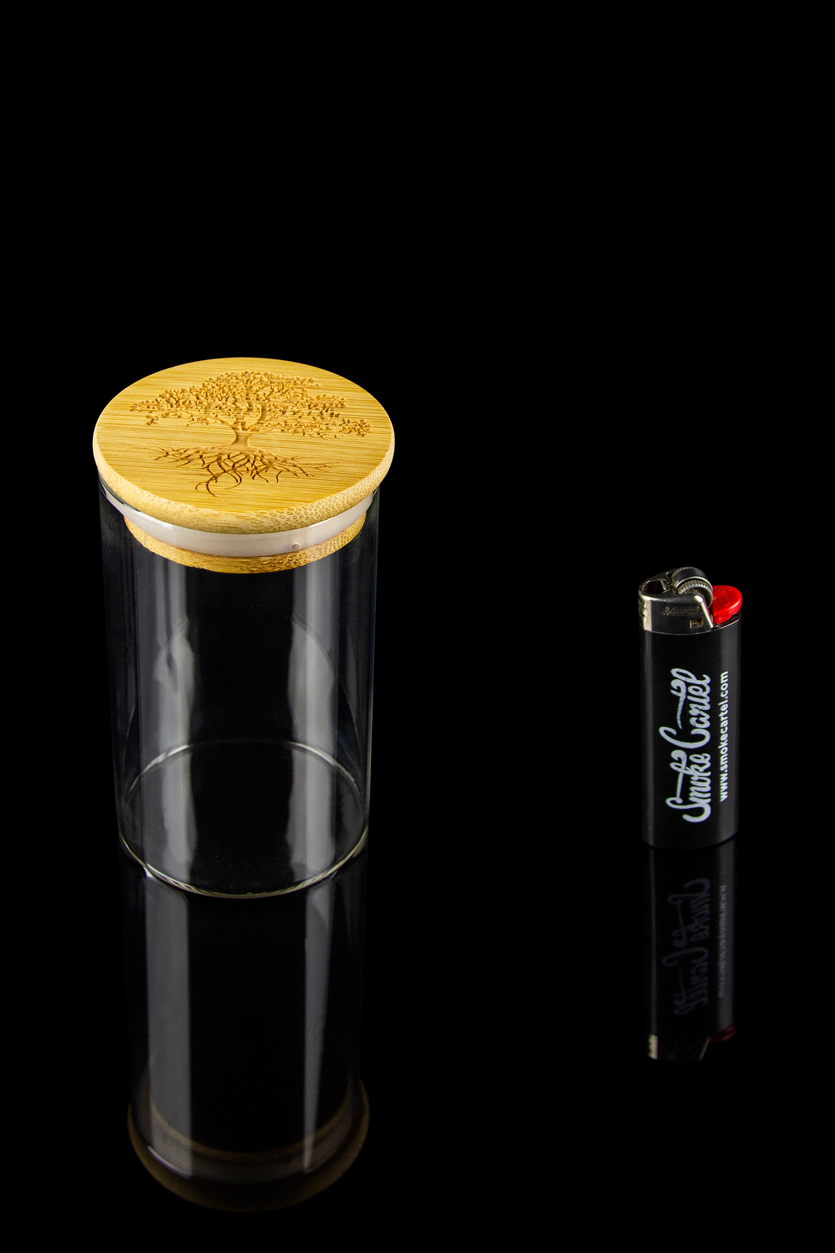 Hakuna Supply Premium Bamboo Stash Jar - Style and Function Combined
