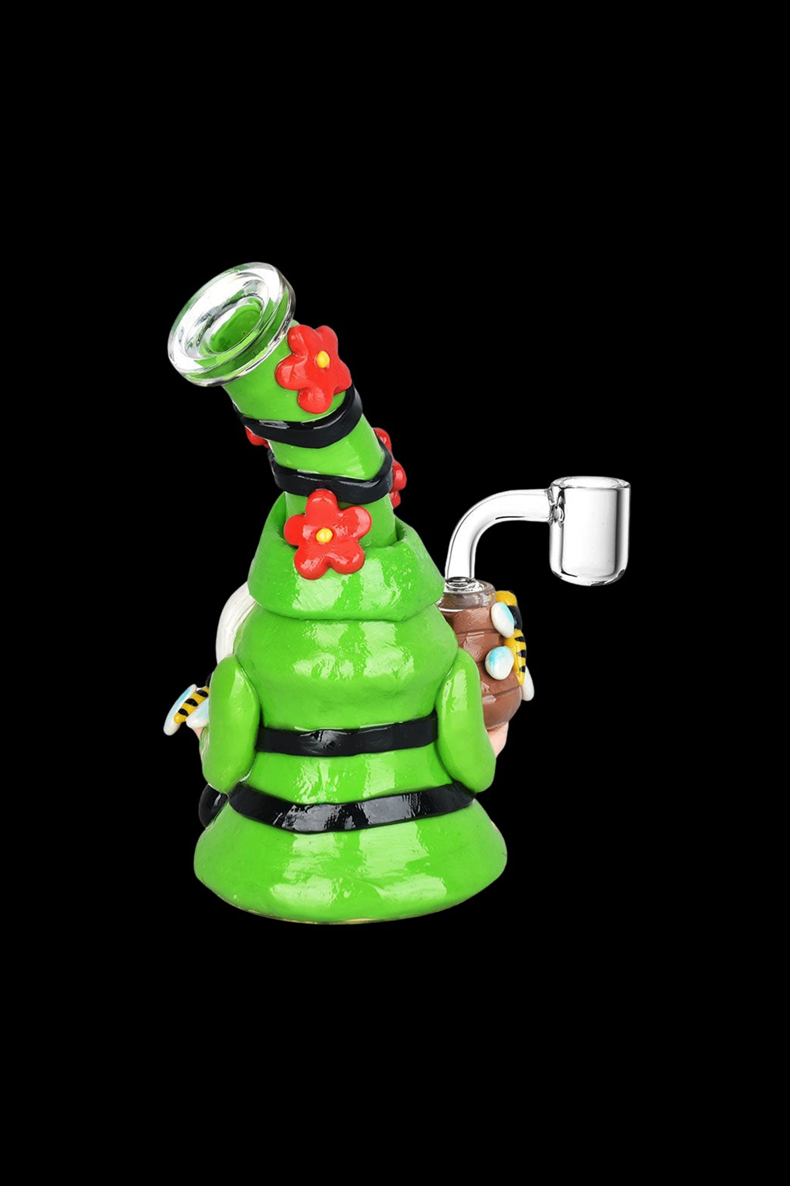 Magical Flower Gnome Glass & Enamel Dab Rig - A Must - Have!