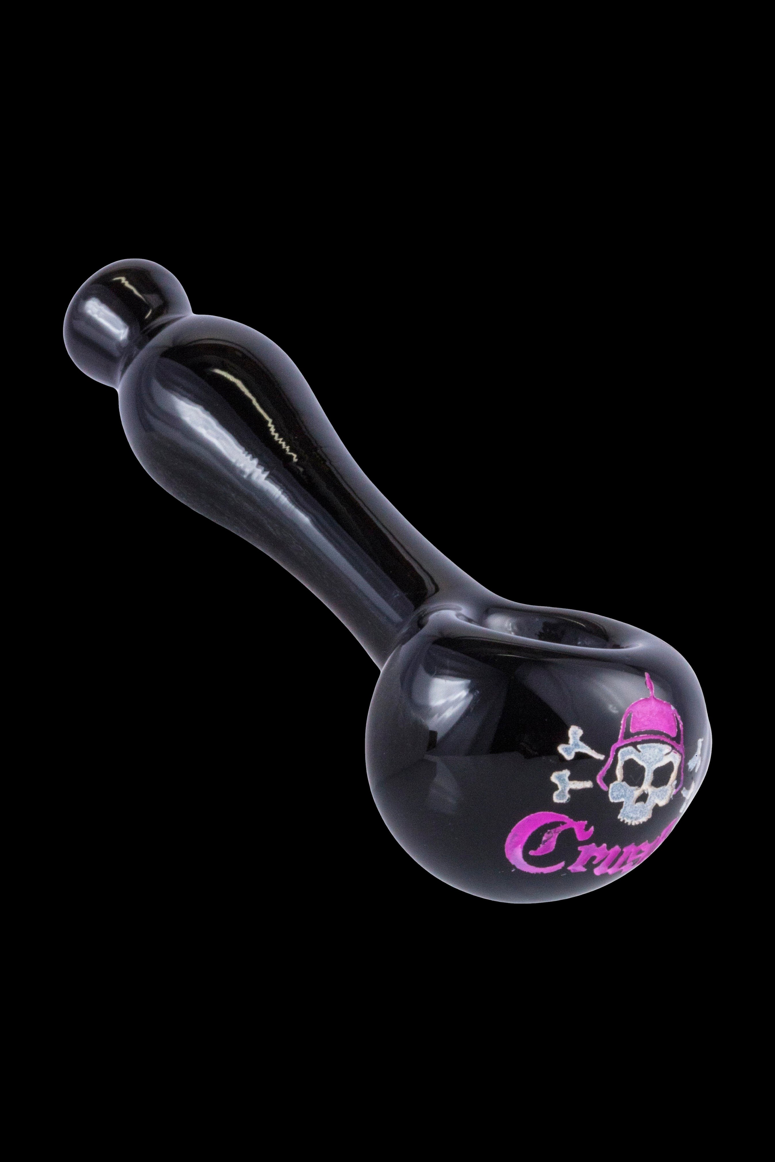 Crush Laser-Etched Hand Pipe with Stunning Skull Logo
