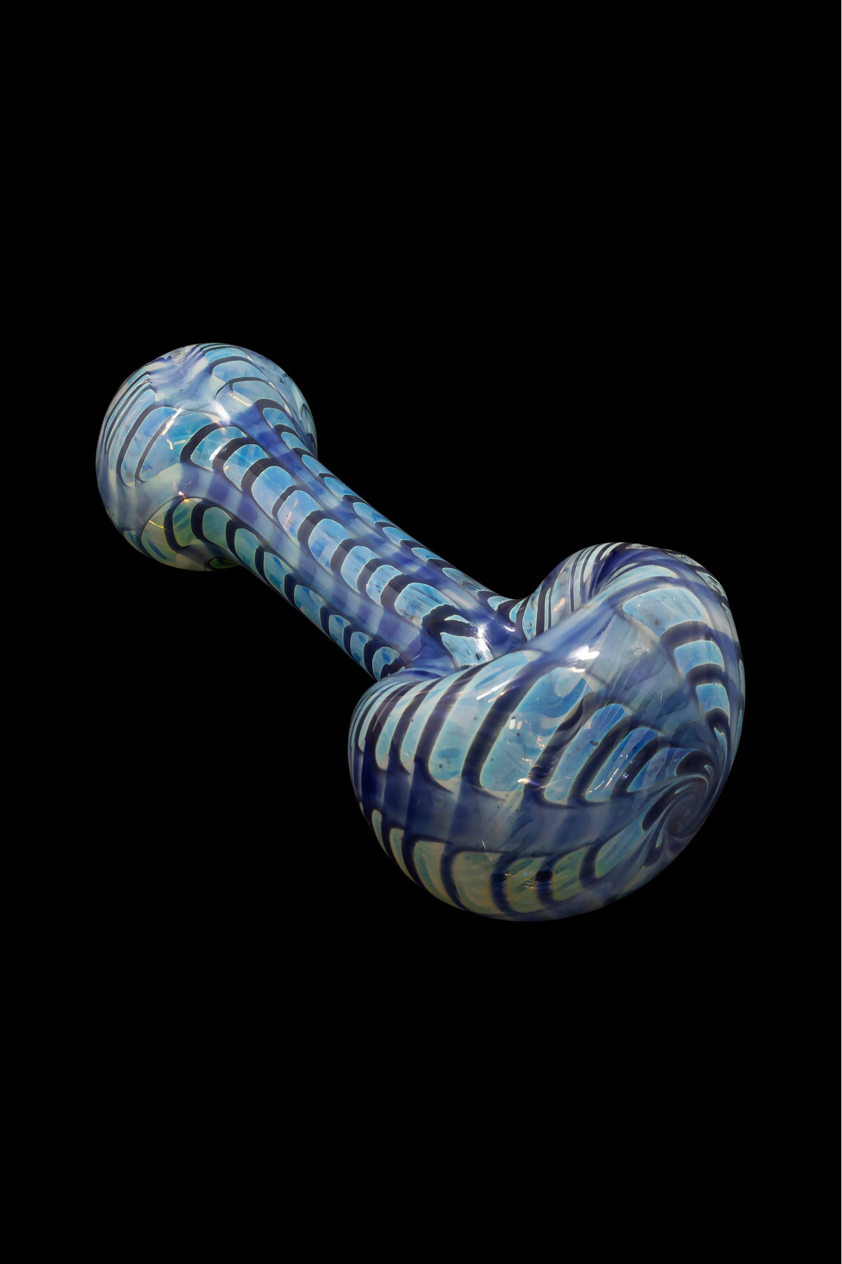 LA Pipes Candy Swirl Magic Glass Spoon Pipe