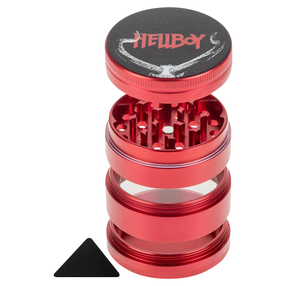 Hellboy Demon Head 4 - part Magnetic Aluminum Herb Grinder