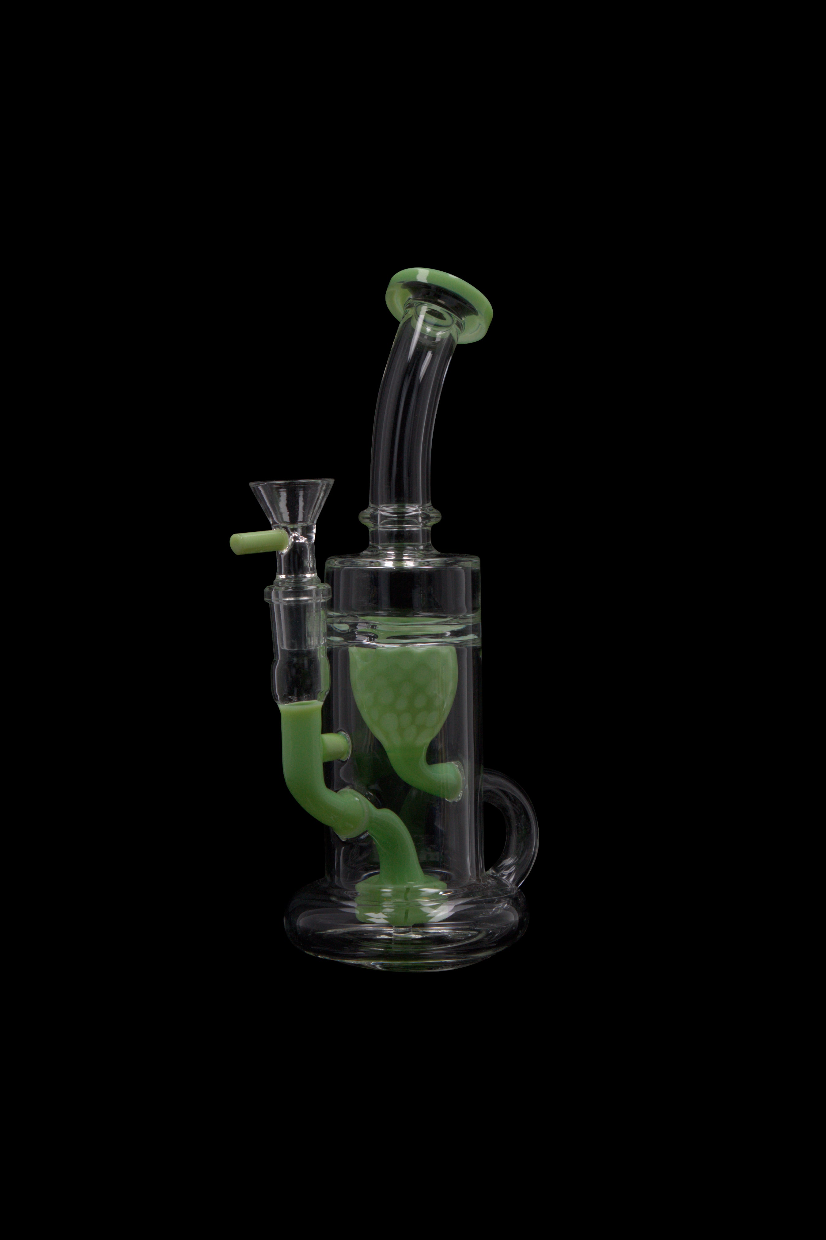 Milky Green Magic Showerhead Incycler Water Pipe