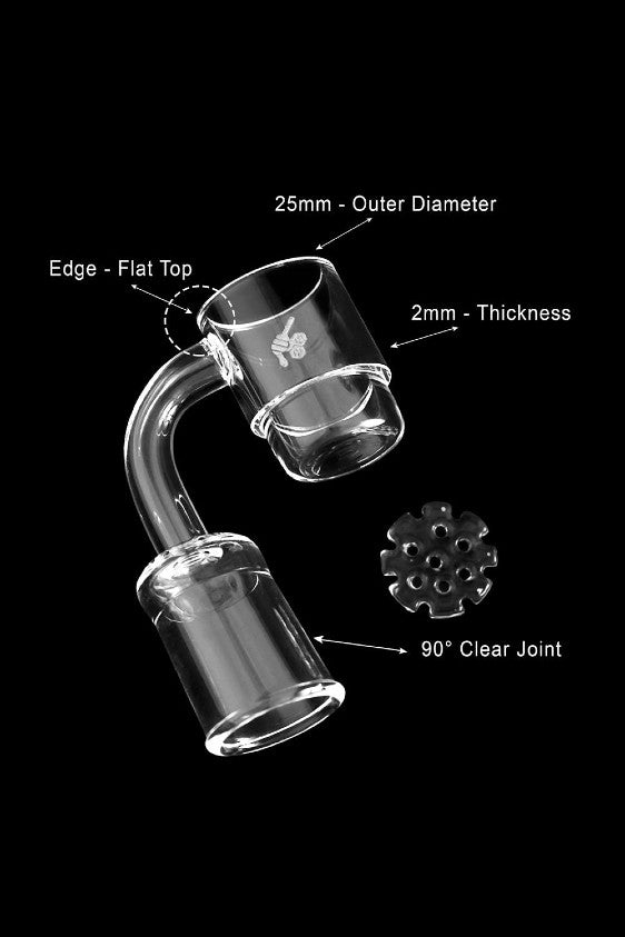 Honeybee Herb's Yellow Line Honey Disc Deep Dish Quartz Banger: A Dabbing Revolution