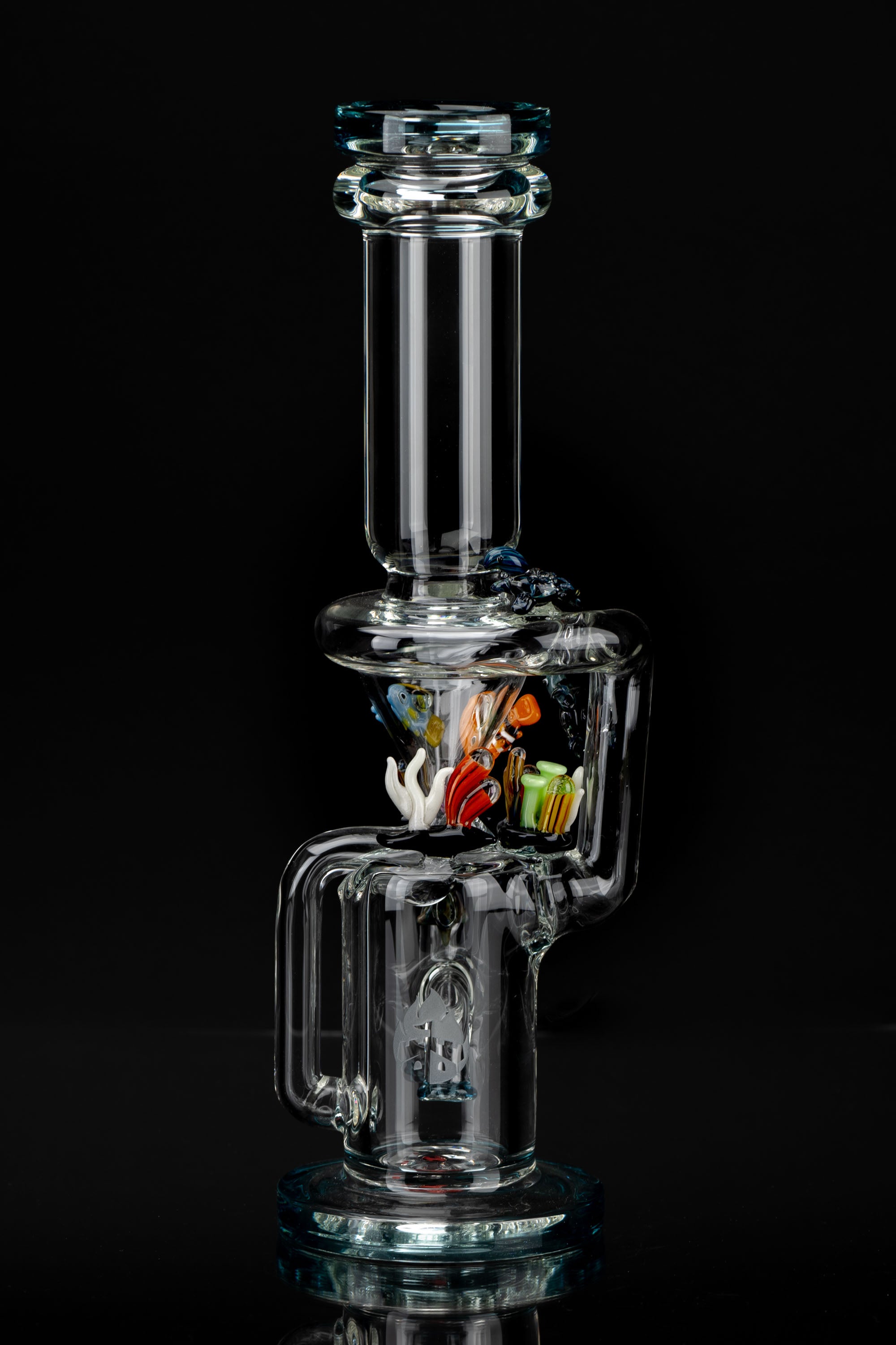 Empire Glassworks Enchanting Under the Sea Recycler Dab Rig