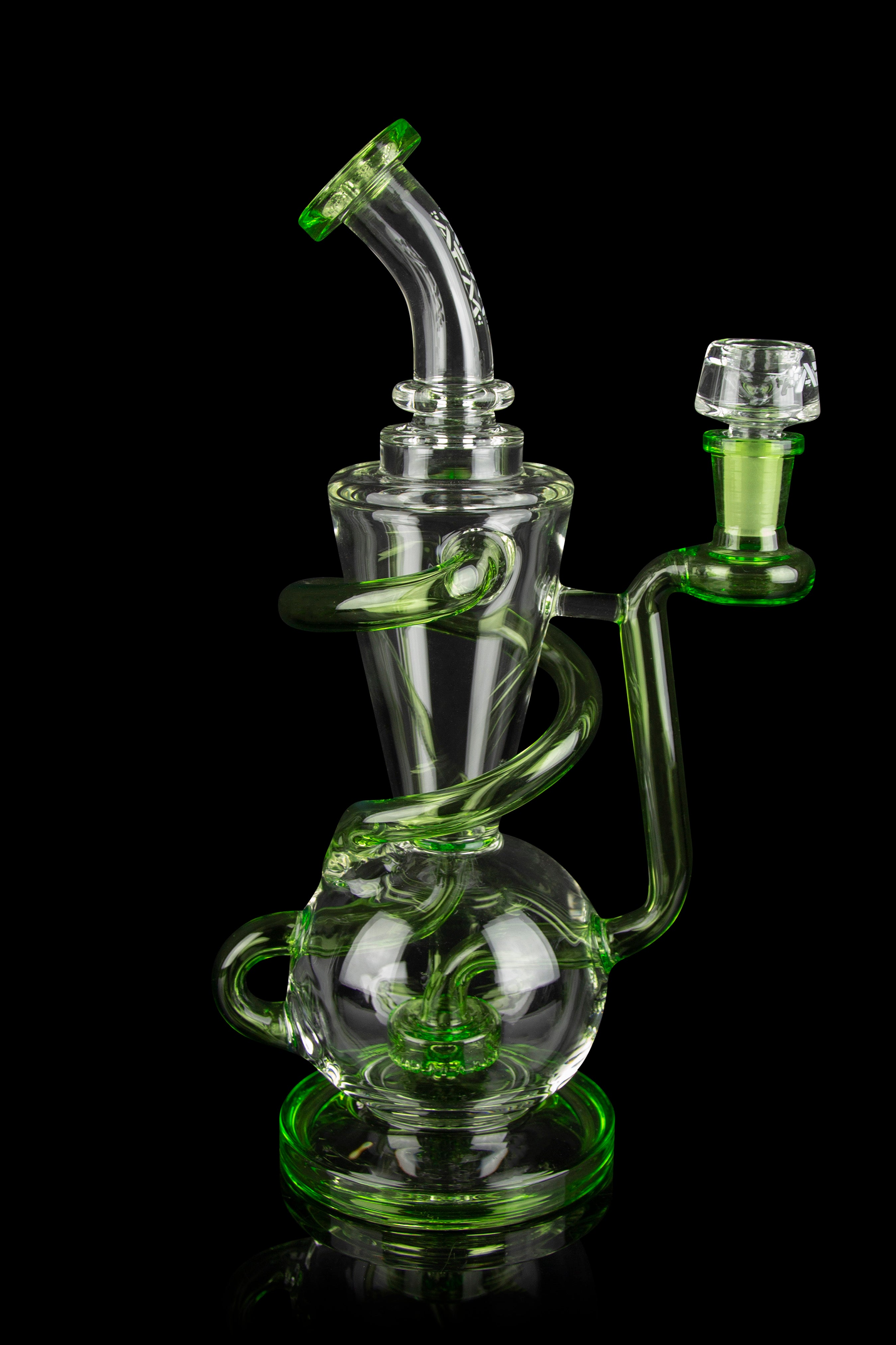 AFM Glass Swirly Wiry Recycler - Elevate Your Smoking Experience