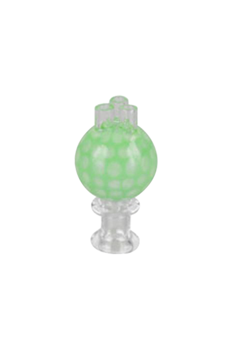 Colorful Honeycomb Triple Stem Bubble Carb Cap - Elevate Your Dabbing!