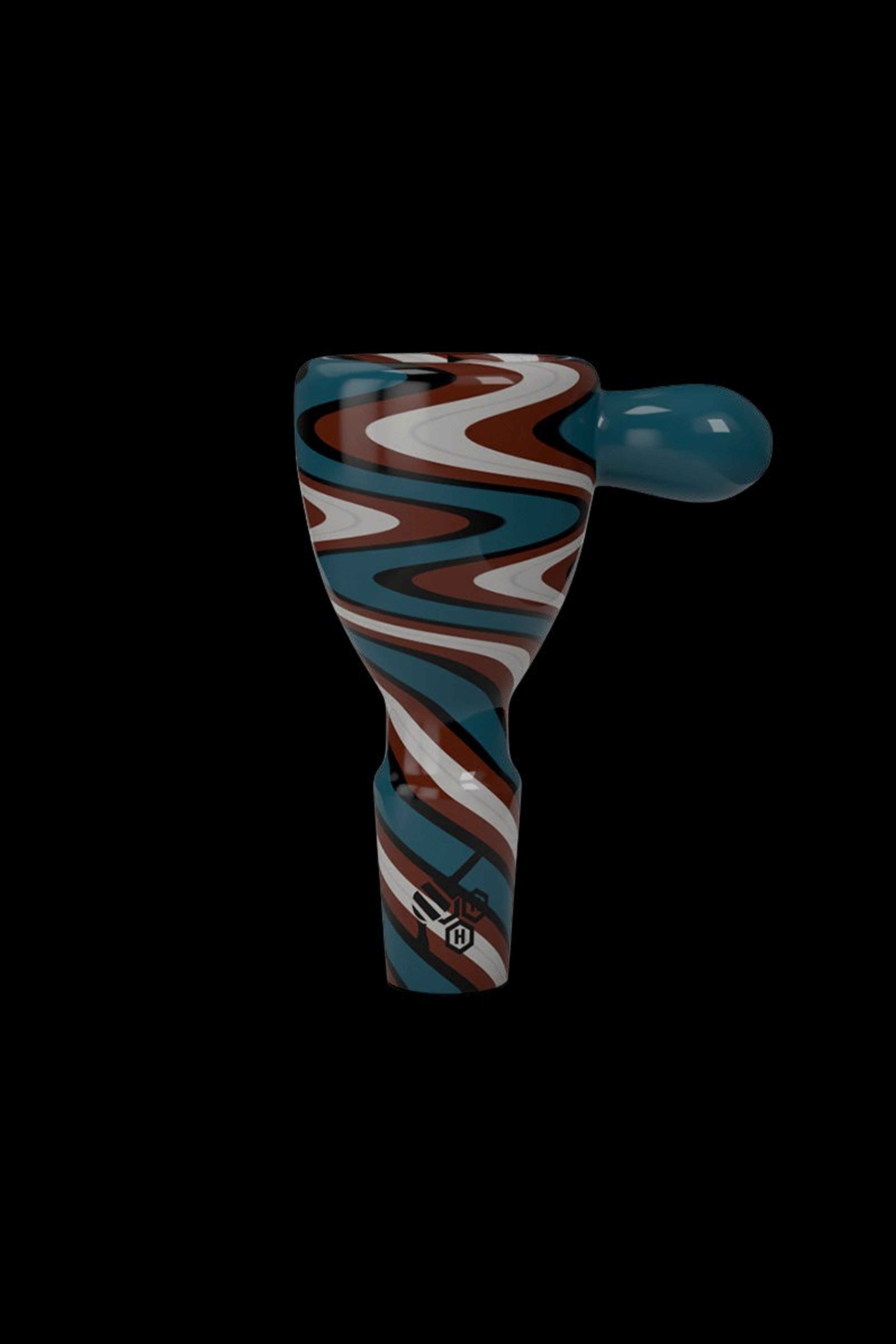 Honeybee Herb Stylish Wig Wag Stripped Bong Bowl