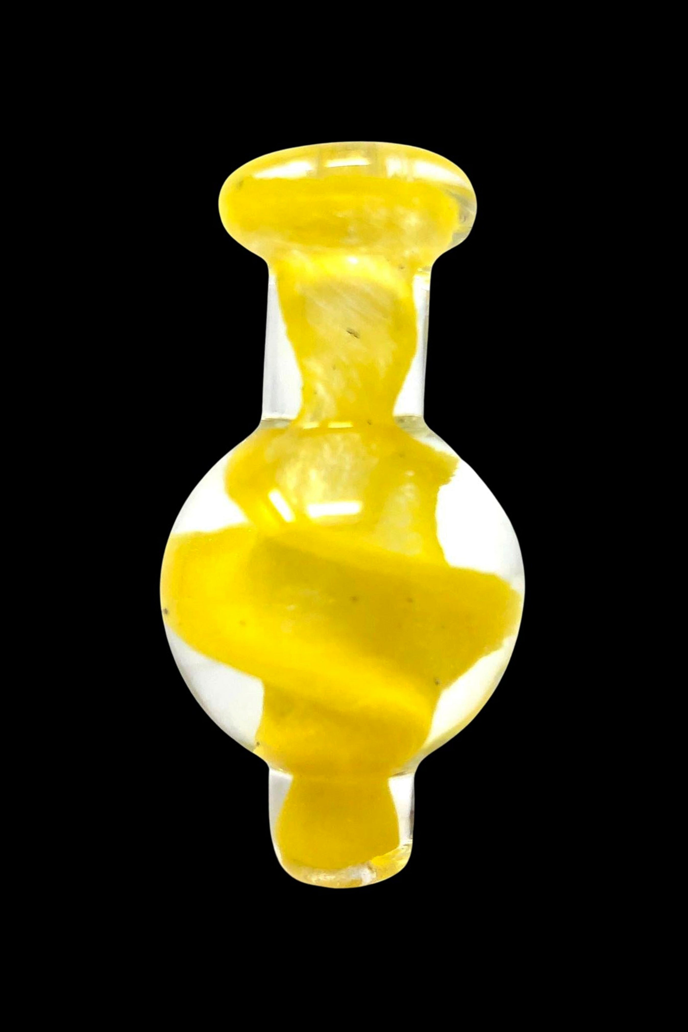 AFM Colored Glass Spiral Airflow Carb Cap - Elevate Your Dabbing!