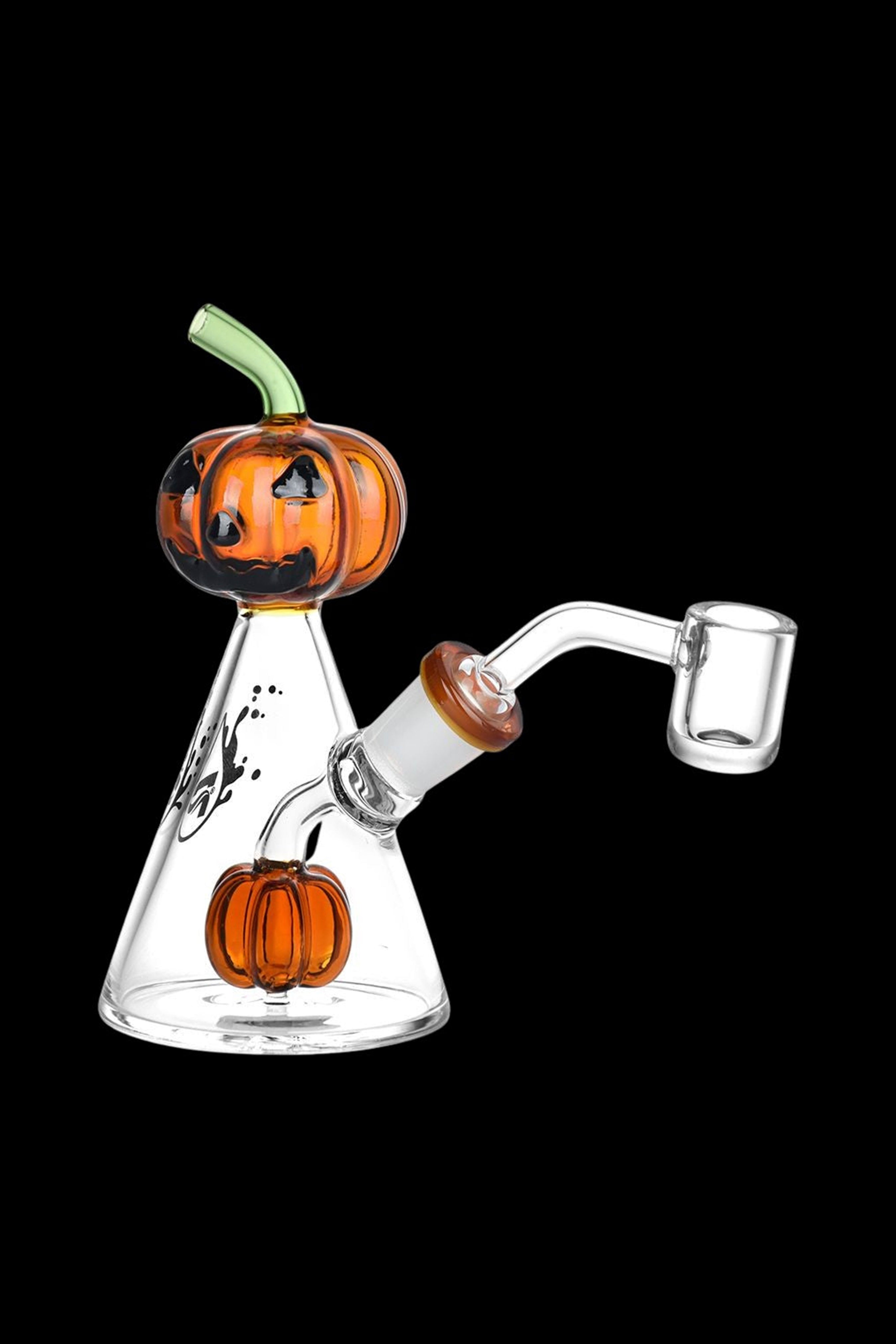 Pulsar's Enchanting Pumpkin Pal Glass Water Pipe - A Must - Have!