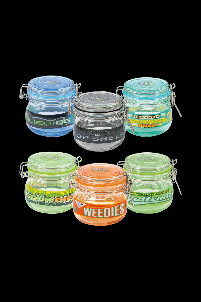 Fujima Dank Tank Glass Storage Jars - 6-Pack: The Ultimate Herb Storage Solution